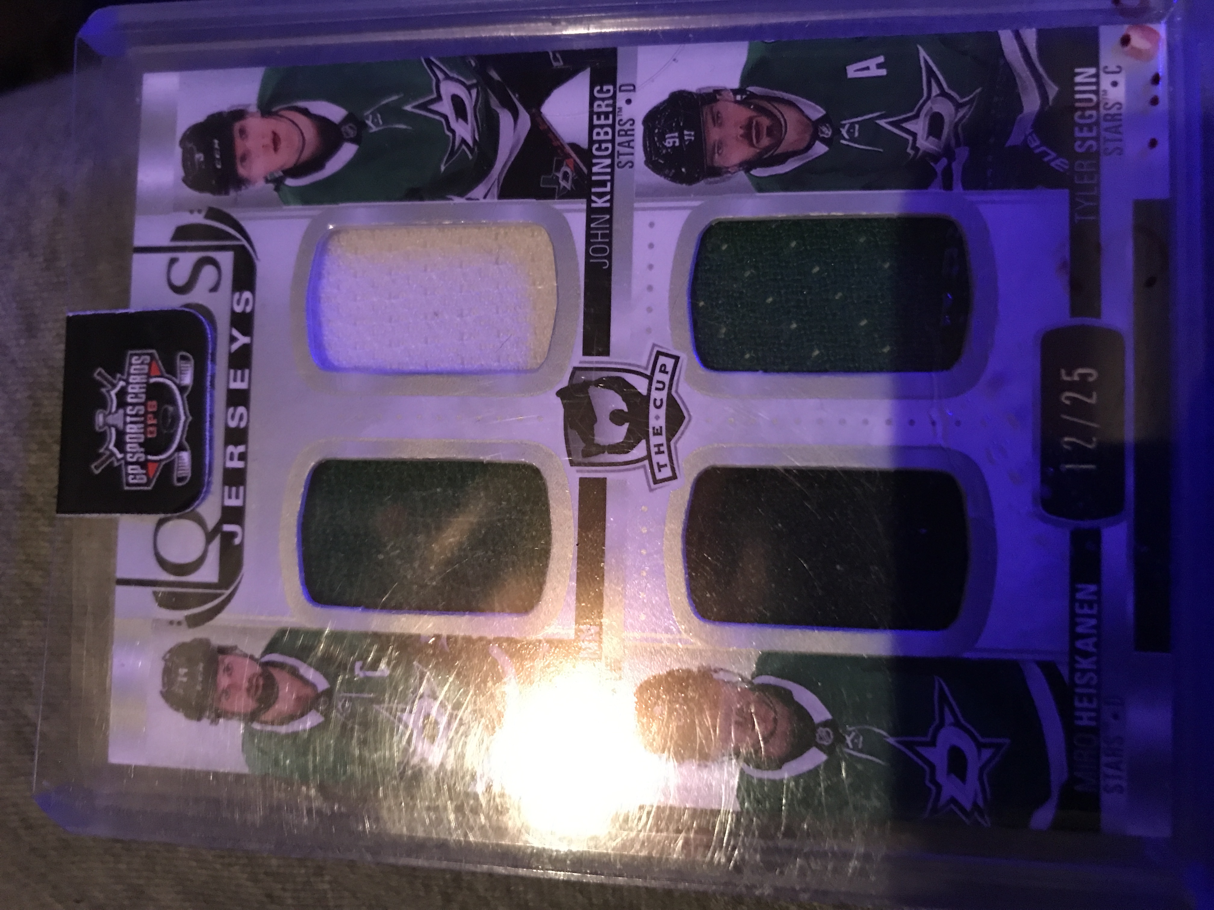Jamie Benn / John Klingberg / Tyler Seguin / Miro Heiskanen The Cup Quad Jerseys #C4-BSKH