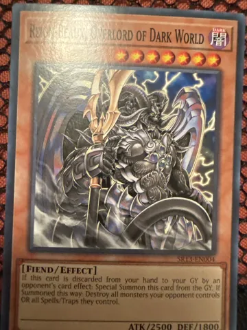 2018 Yu-Gi-Oh SR13-EN004 Reign-Beaux, Overlord of Dark World Structure Deck: Lair of Darkness