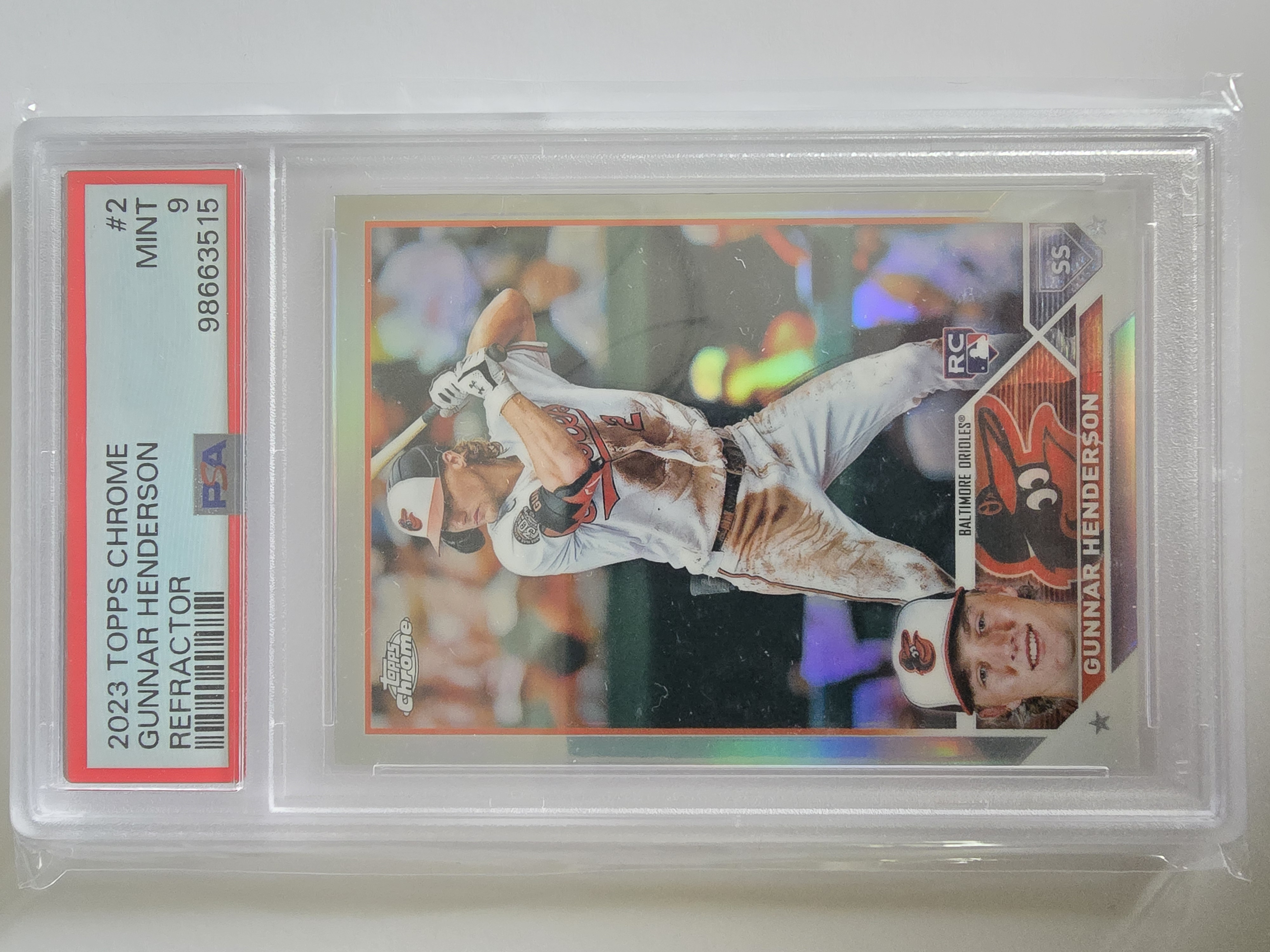 Gunnar Henderson Topps Chrome #2