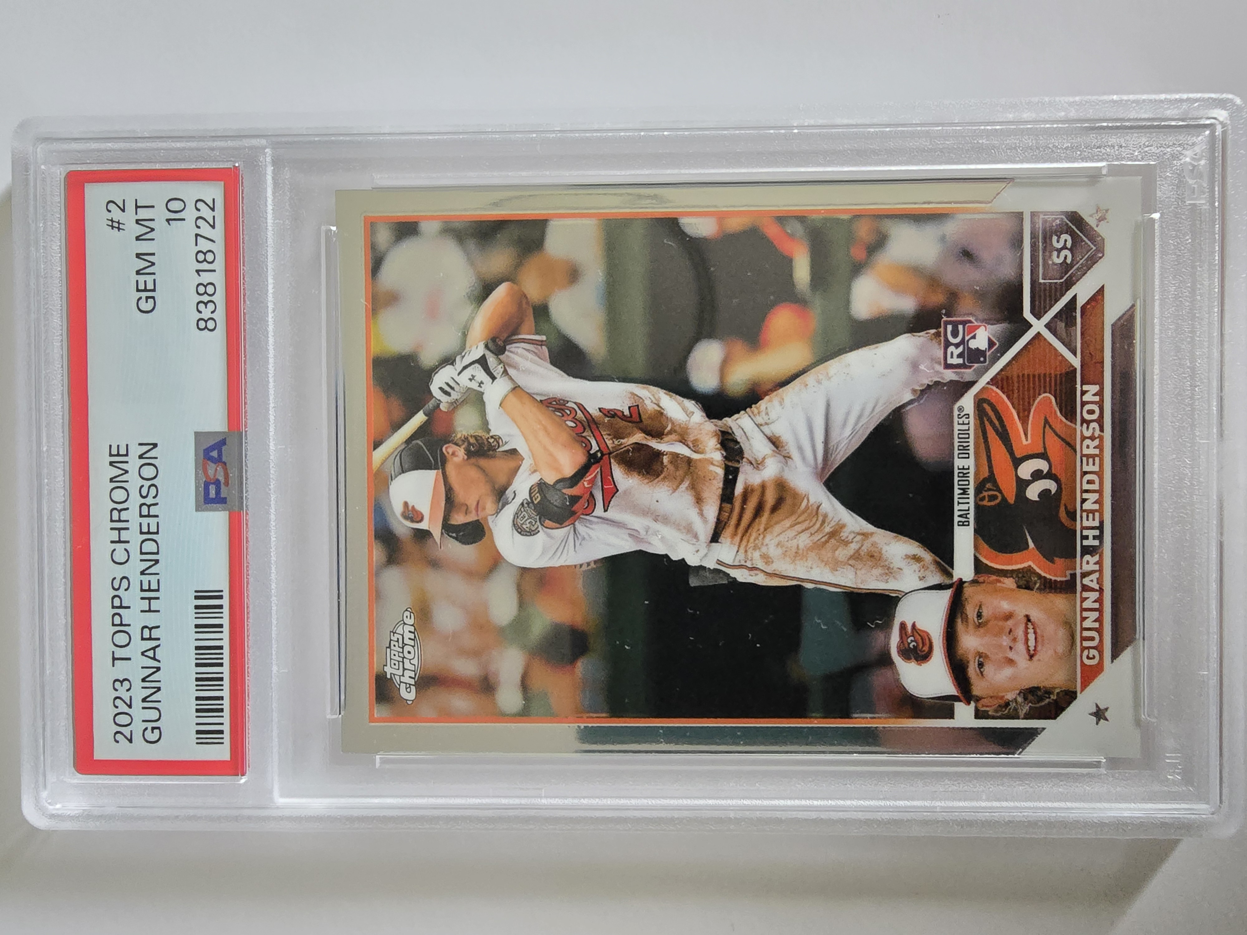 Gunnar Henderson Topps Chrome #2