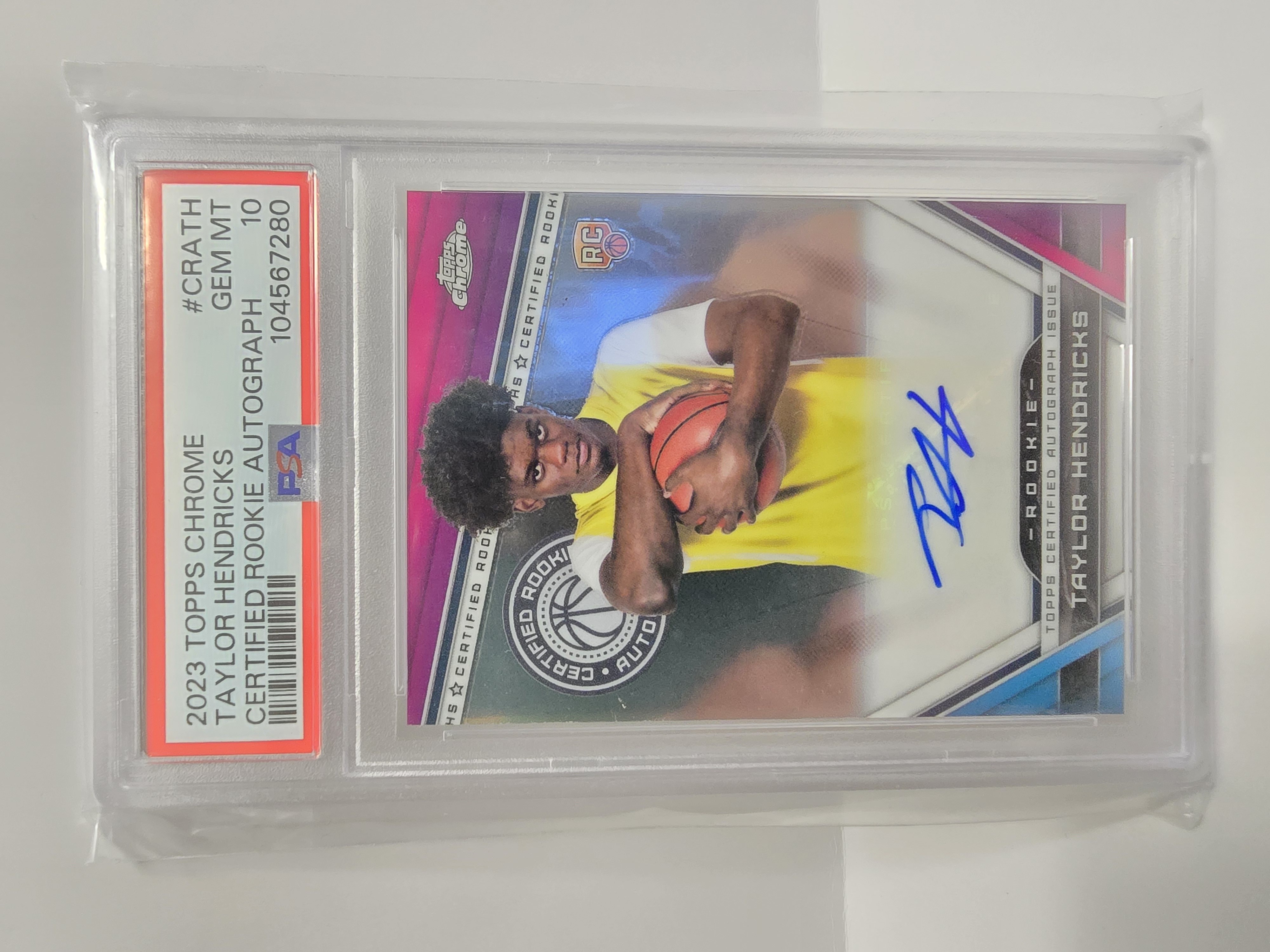 Taylor Hendricks Topps Chrome Certified Rookie Autograph #CRA-TH