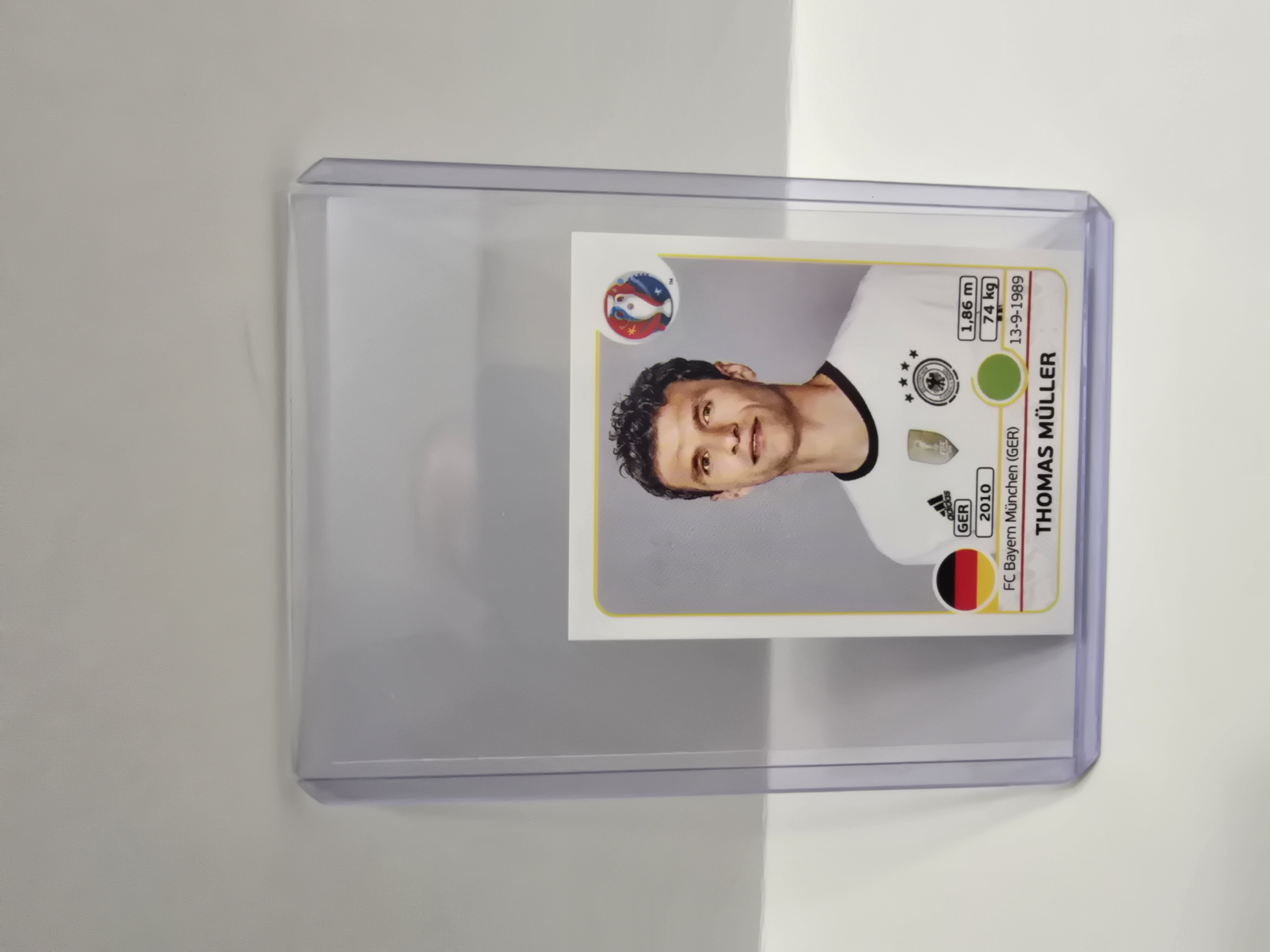 Thomas Müller UEFA Euro 2016 France Sticker Collection #260