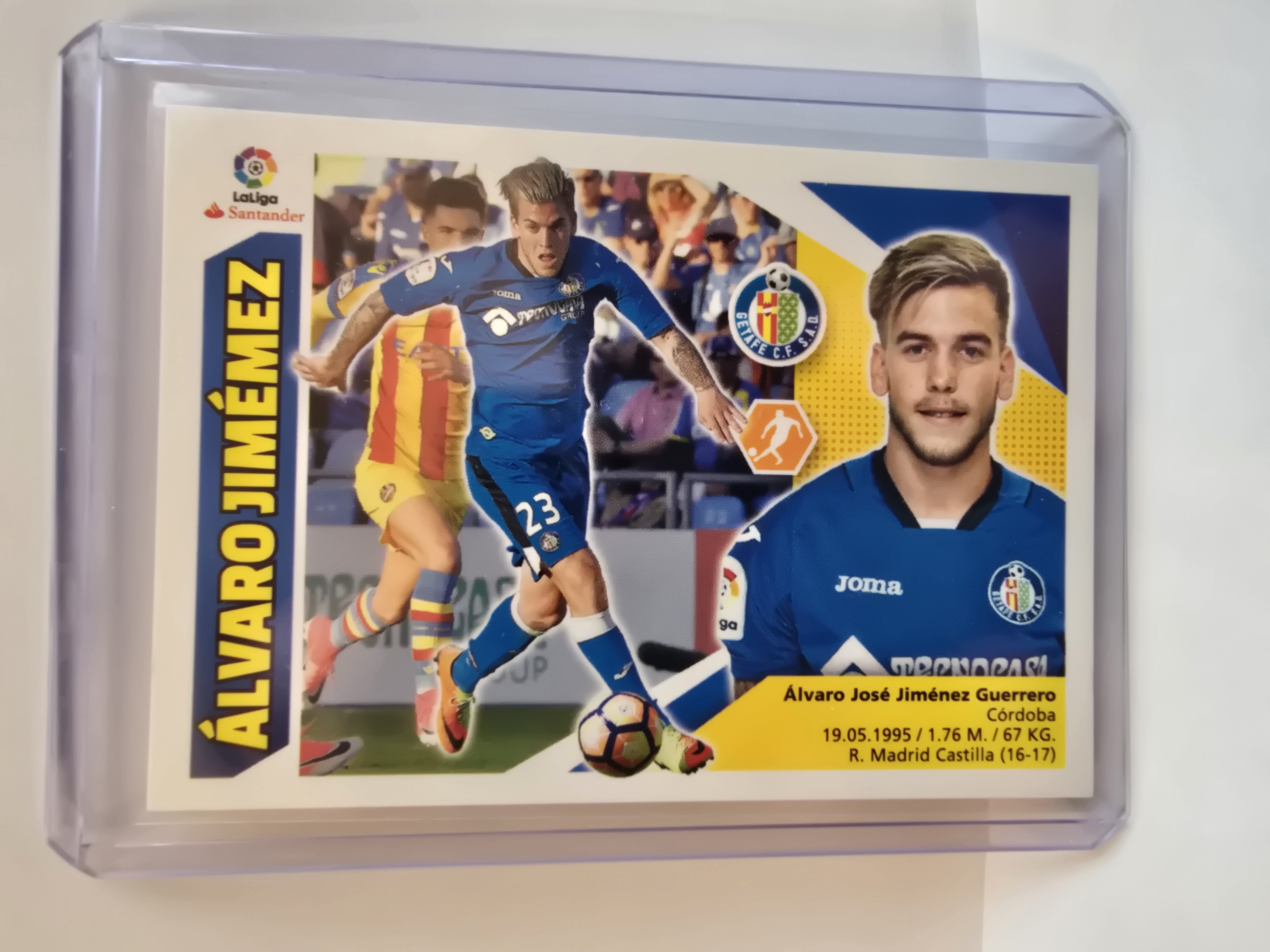 Álvaro Jiménez LaLiga Santander Este Colección Oficial de Cromos #13A