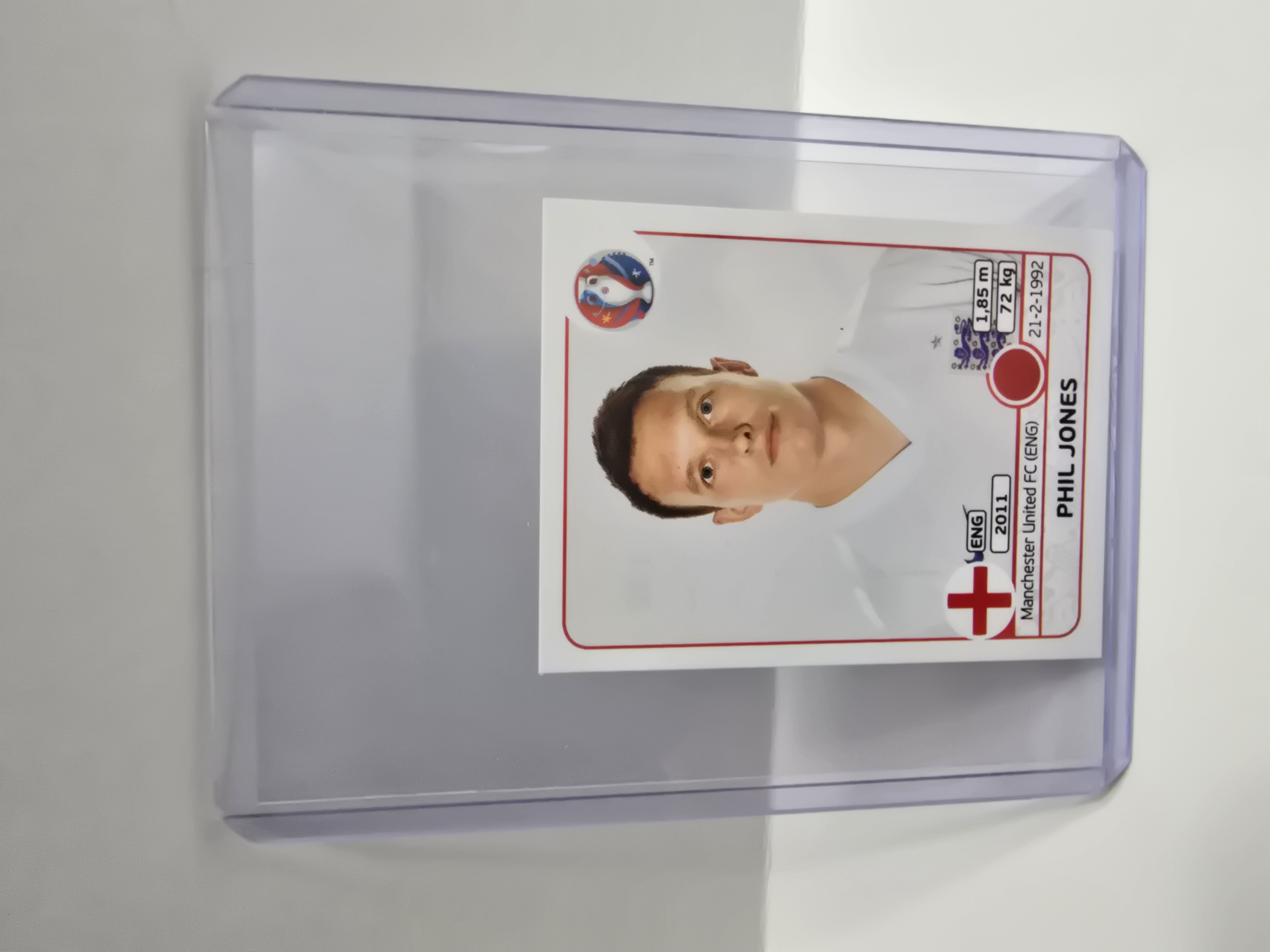 Phil Jones UEFA Euro 2016 France Sticker Collection #132