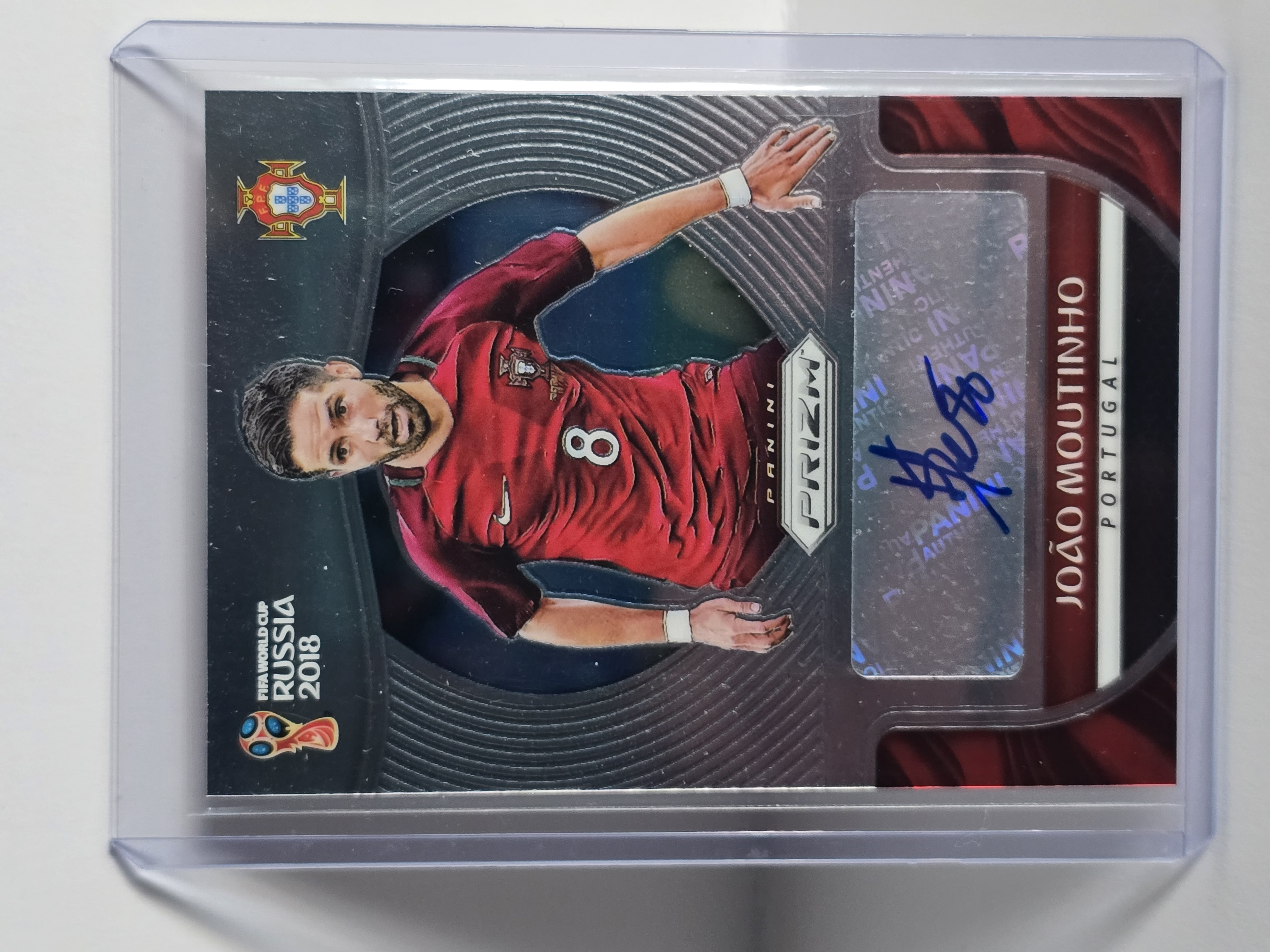 2018 Panini Prizm World Cup Signatures #S-JMO João Moutinho Auto