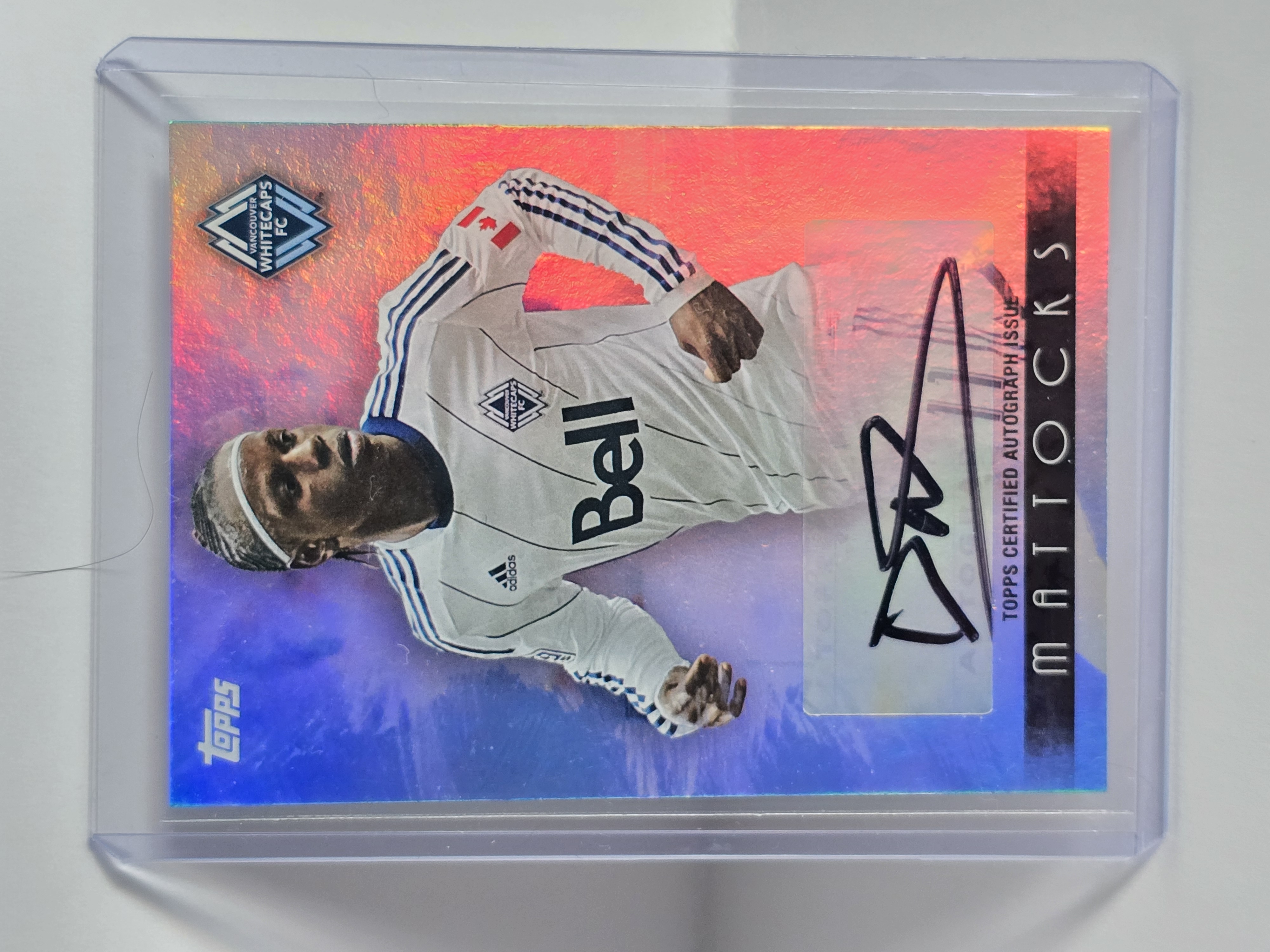 2013 Topps MLS #MA-DMA Darren Mattocks Refractor Auto RC