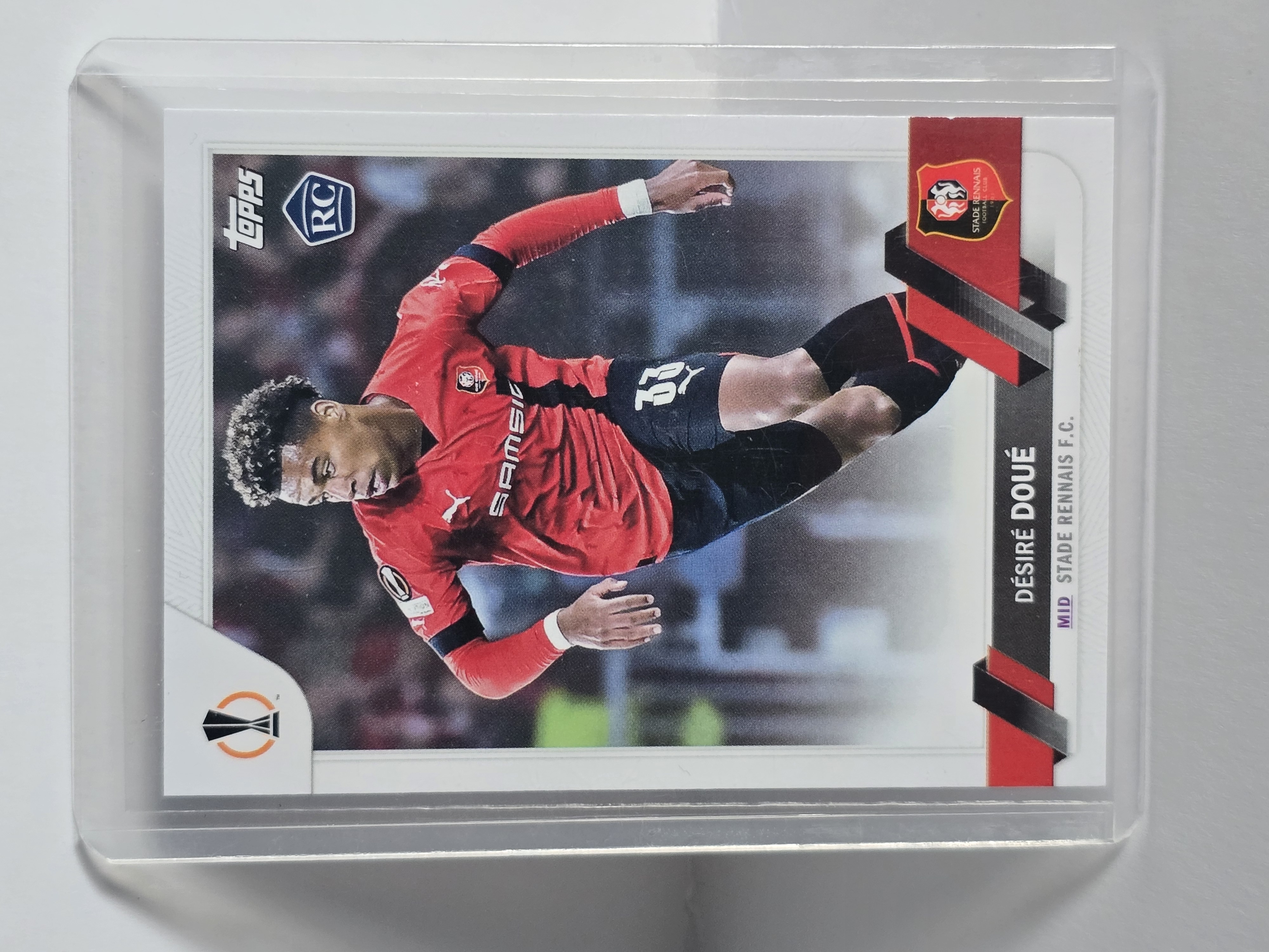 2023 Topps UEFA Europa League #48 Désiré Doué RC