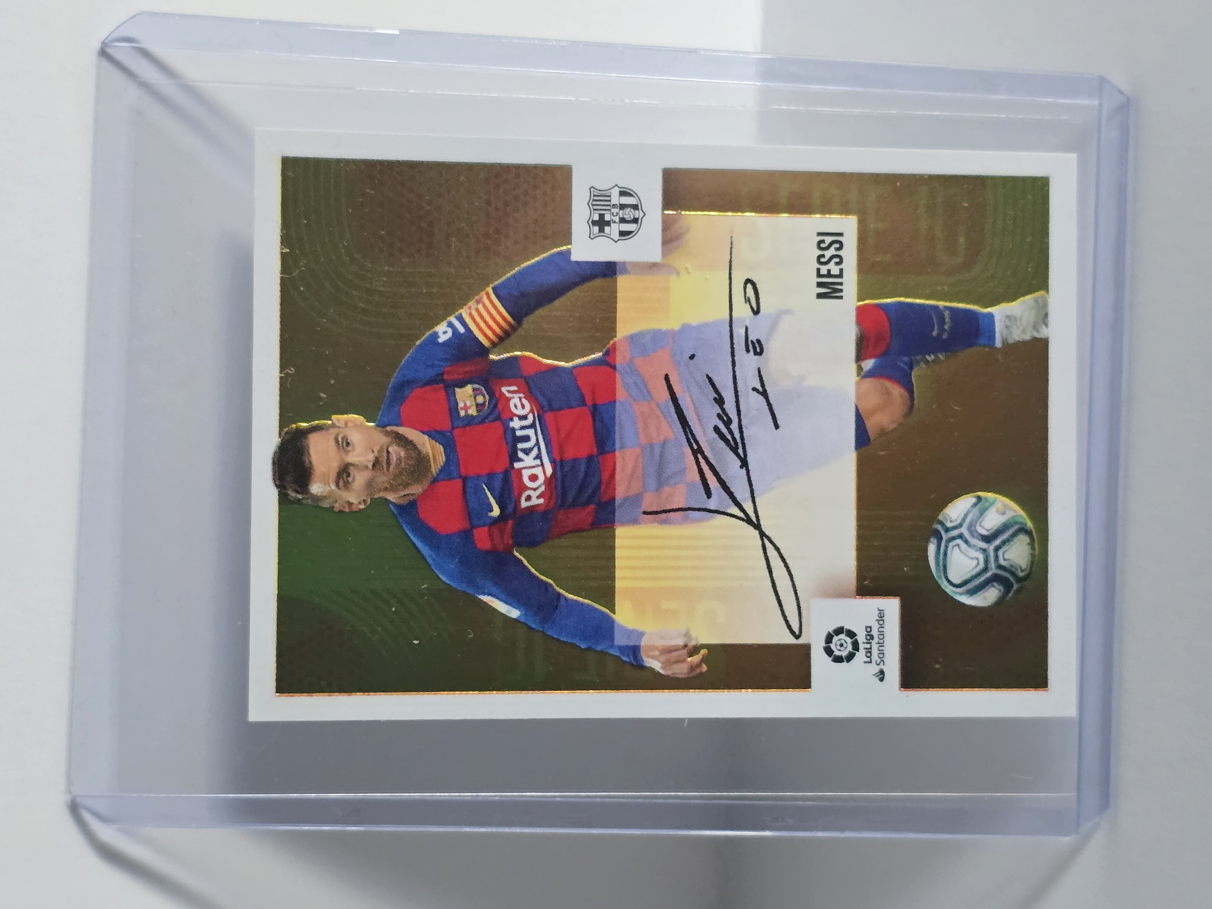 2020-21 Panini LaLiga Santander Este #16 Lionel Messi Auto