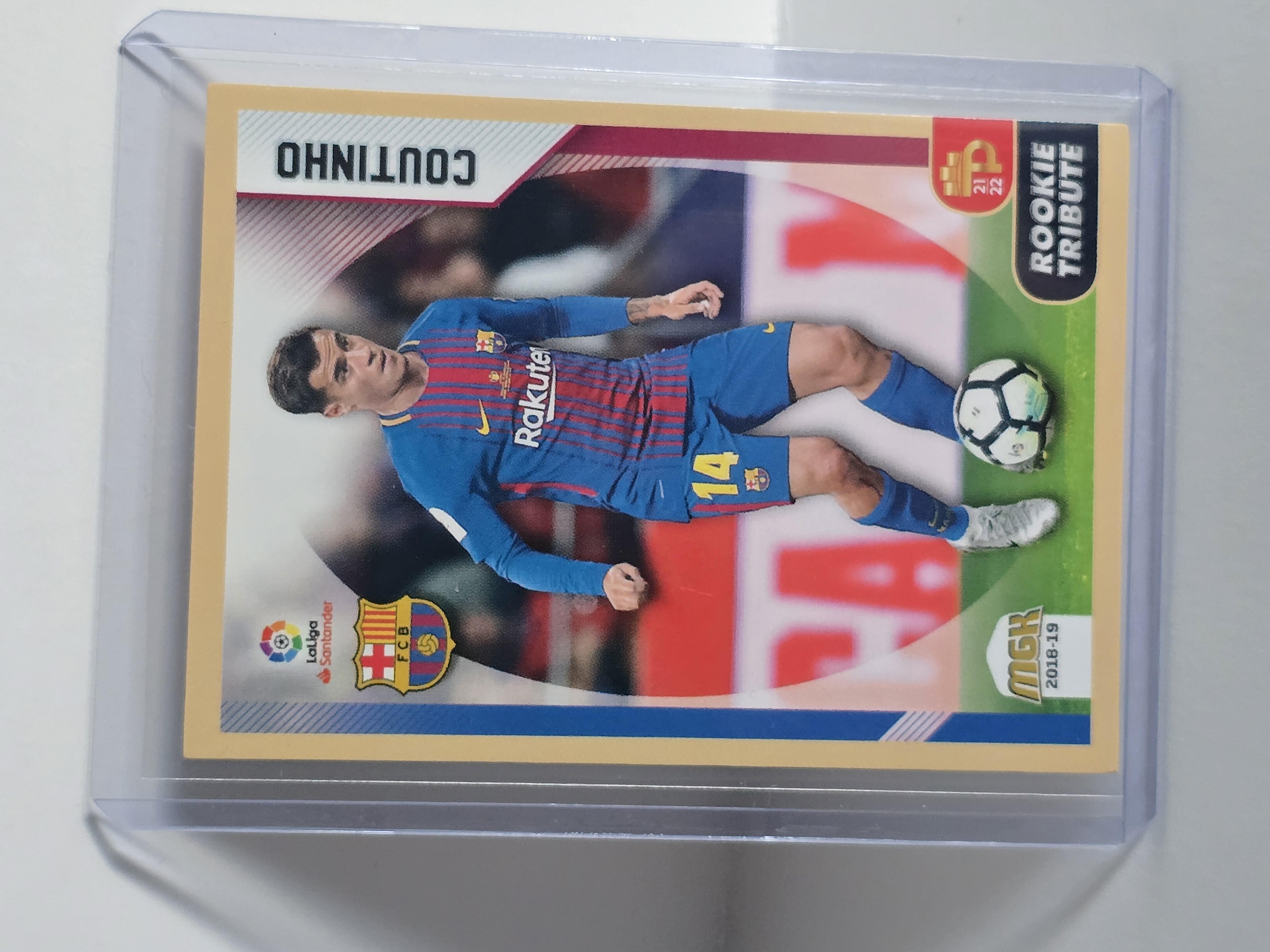 2021-22 Panini Megacracks MGK #119 Coutinho Rookie Tribute FC Barcelona