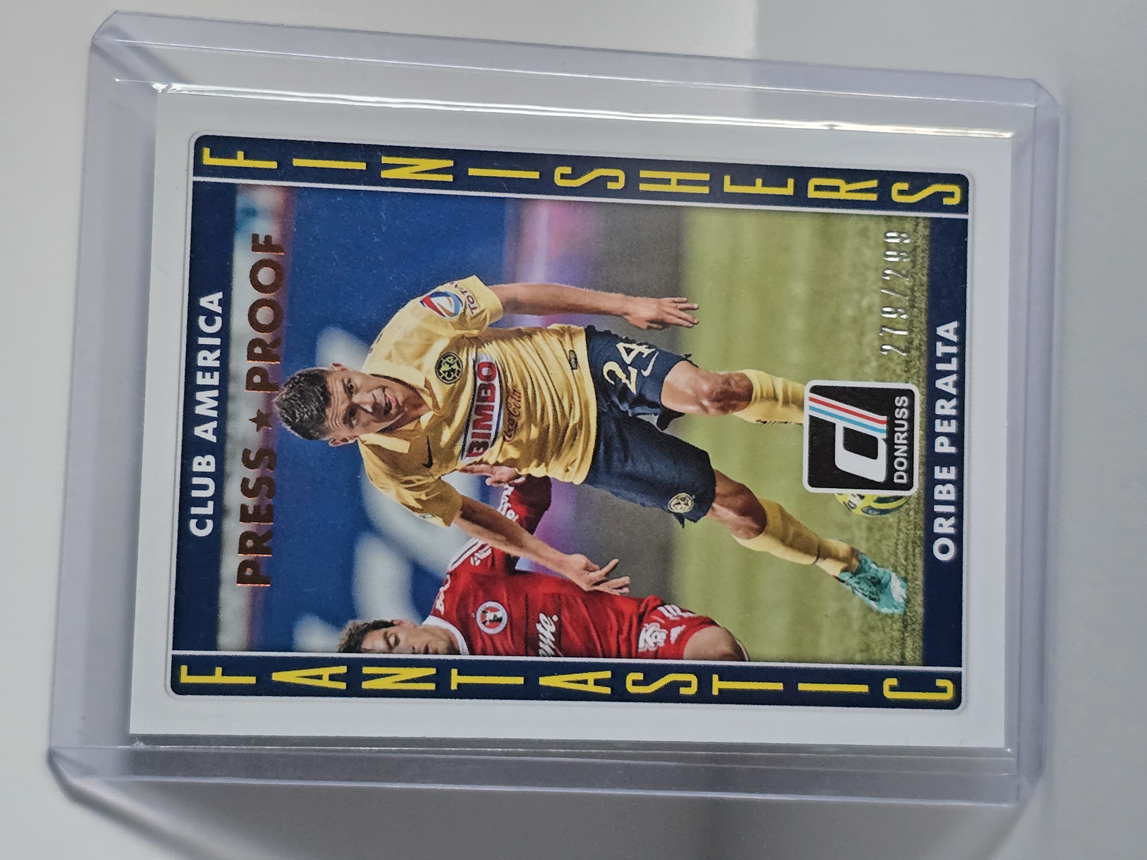 2015 Panini Donruss Fantastic Finishers #11 Oribe Peralta Press Proof /299
