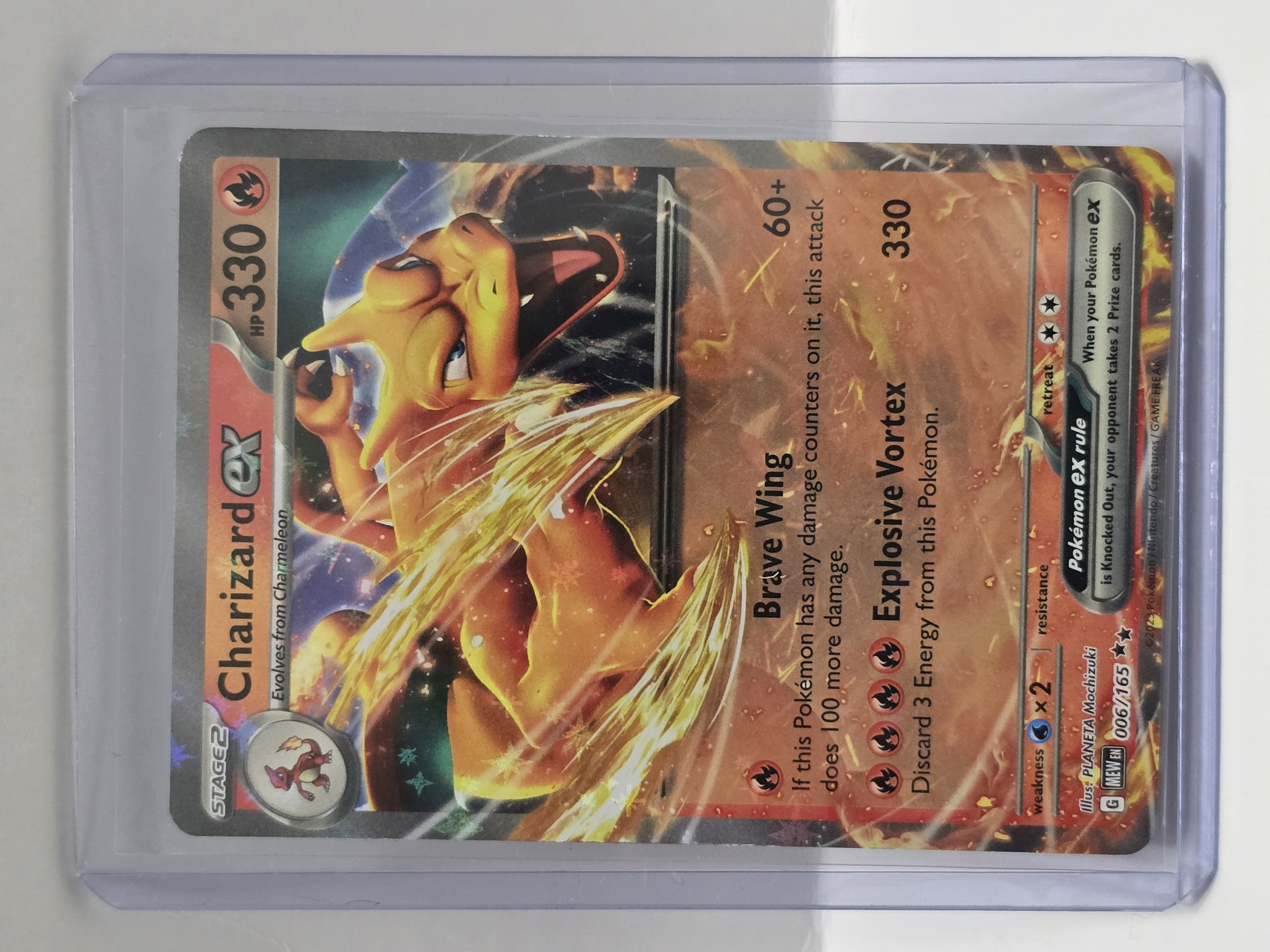 2023 Pokemon Scarlet & Violet 151 #006/165 Charizard ex