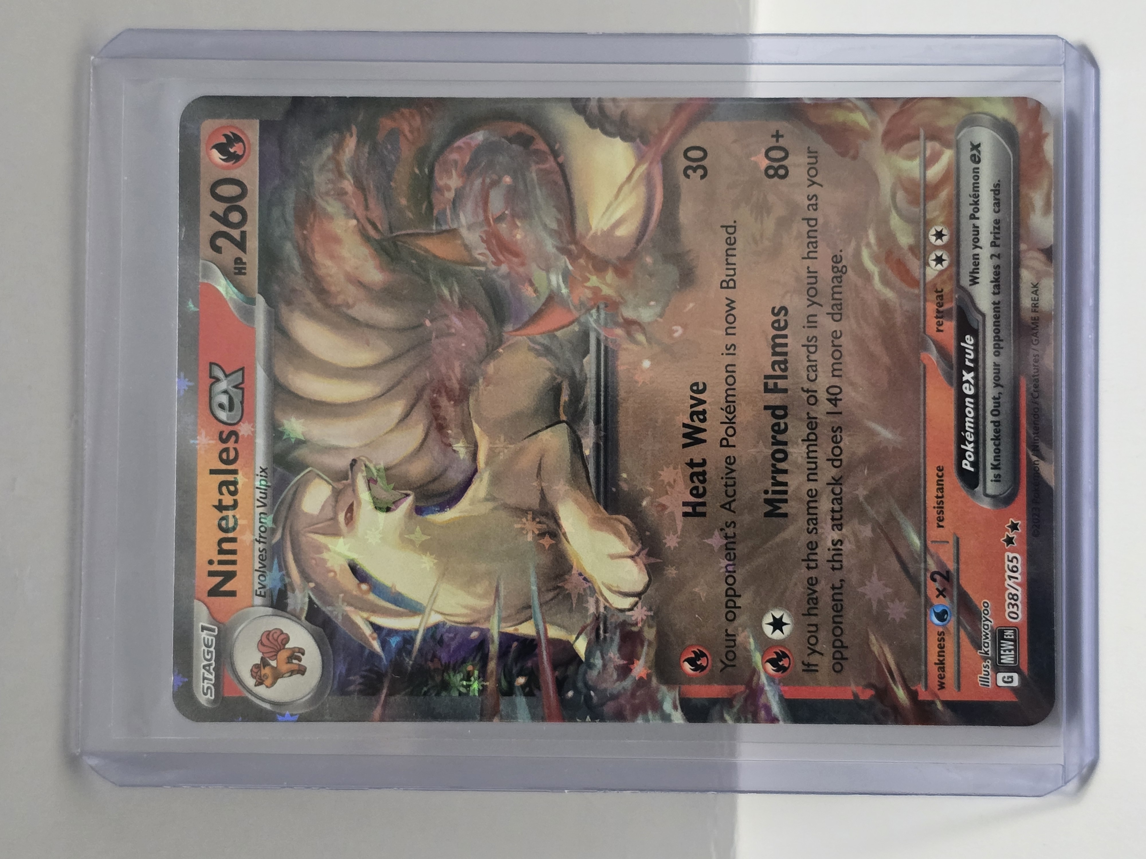 2023 Pokemon TCG Scarlet & Violet 151 #038/165 Ninetales ex