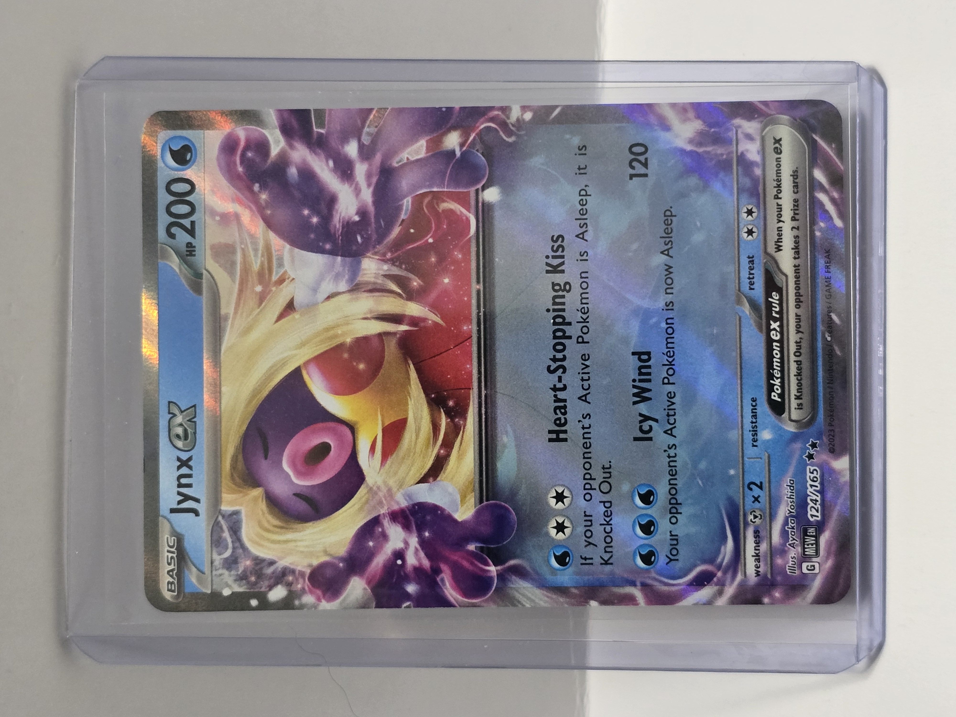 2023 Pokemon Scarlet & Violet 151 #124/165 Jynx ex