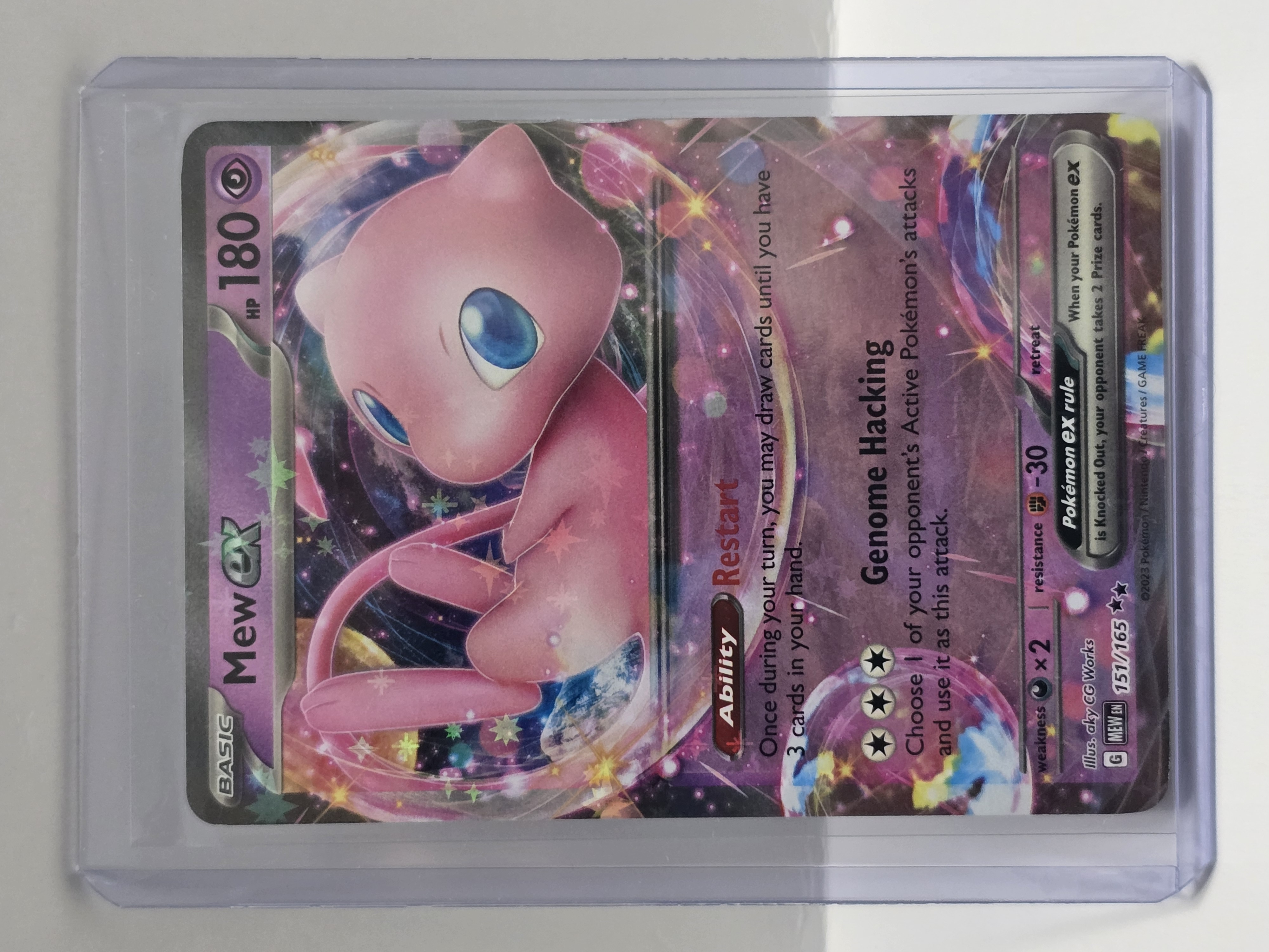 2023 Pokemon Scarlet & Violet 151 #151/165 Mew ex