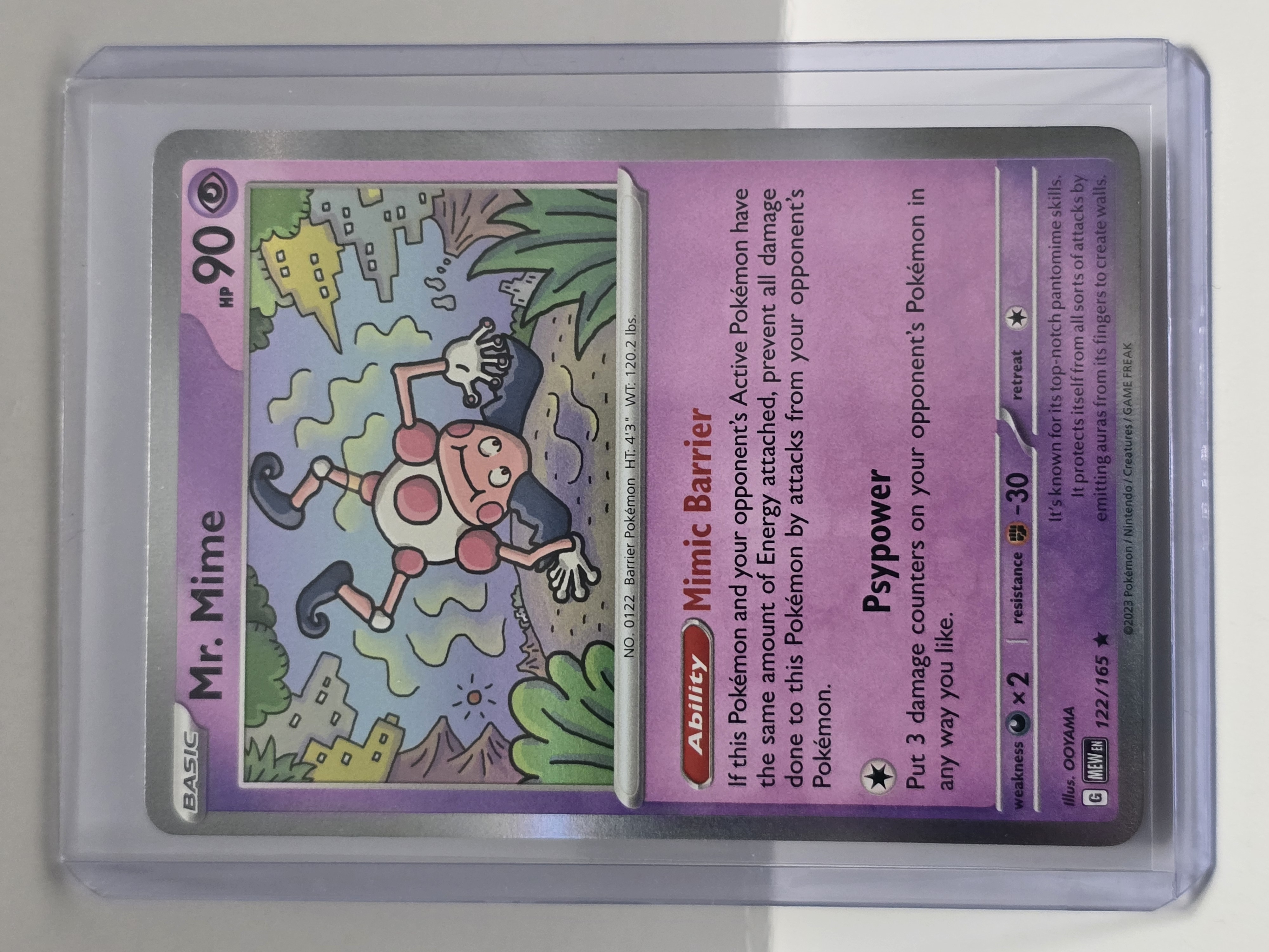 2023 Pokemon TCG 151 #122/165 Mr. Mime
