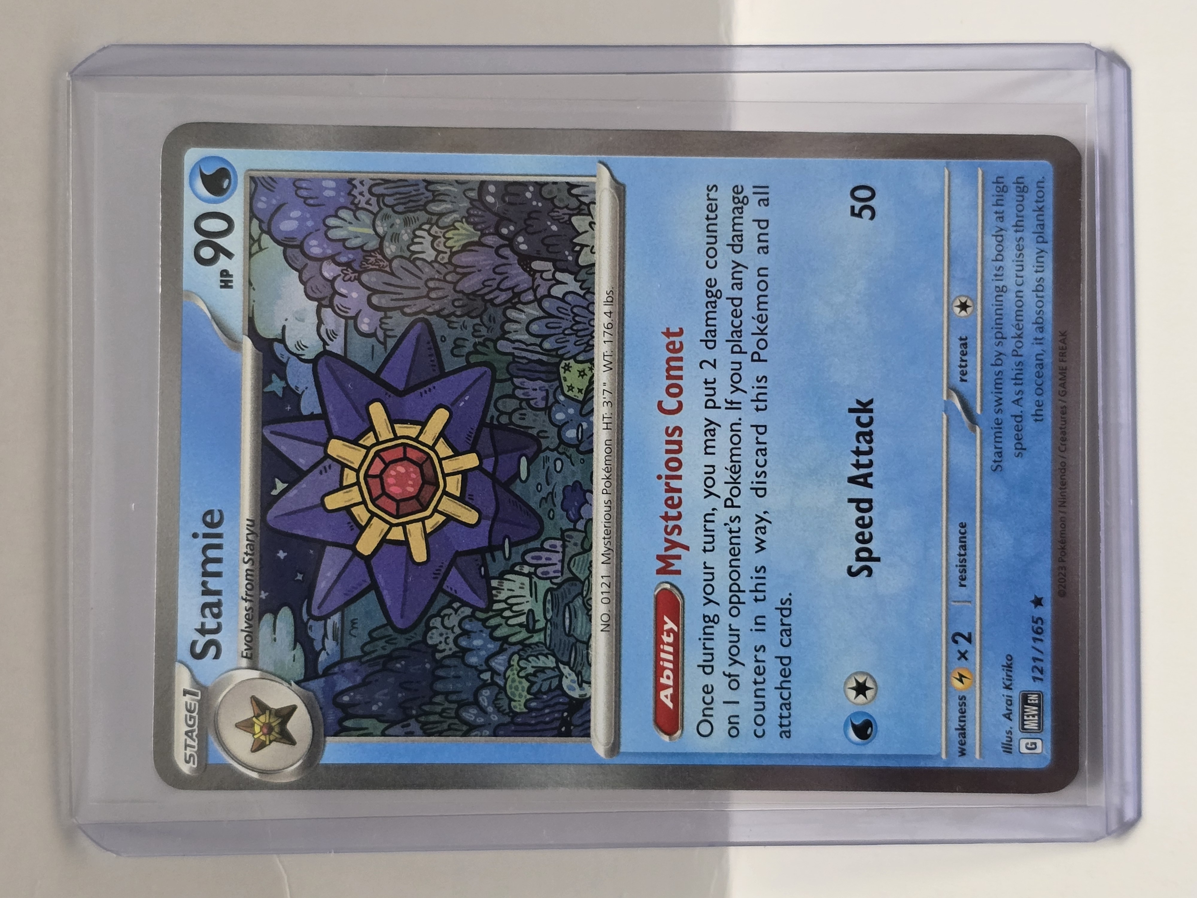 2023 Pokemon Scarlet & Violet 151 #121/165 Starmie