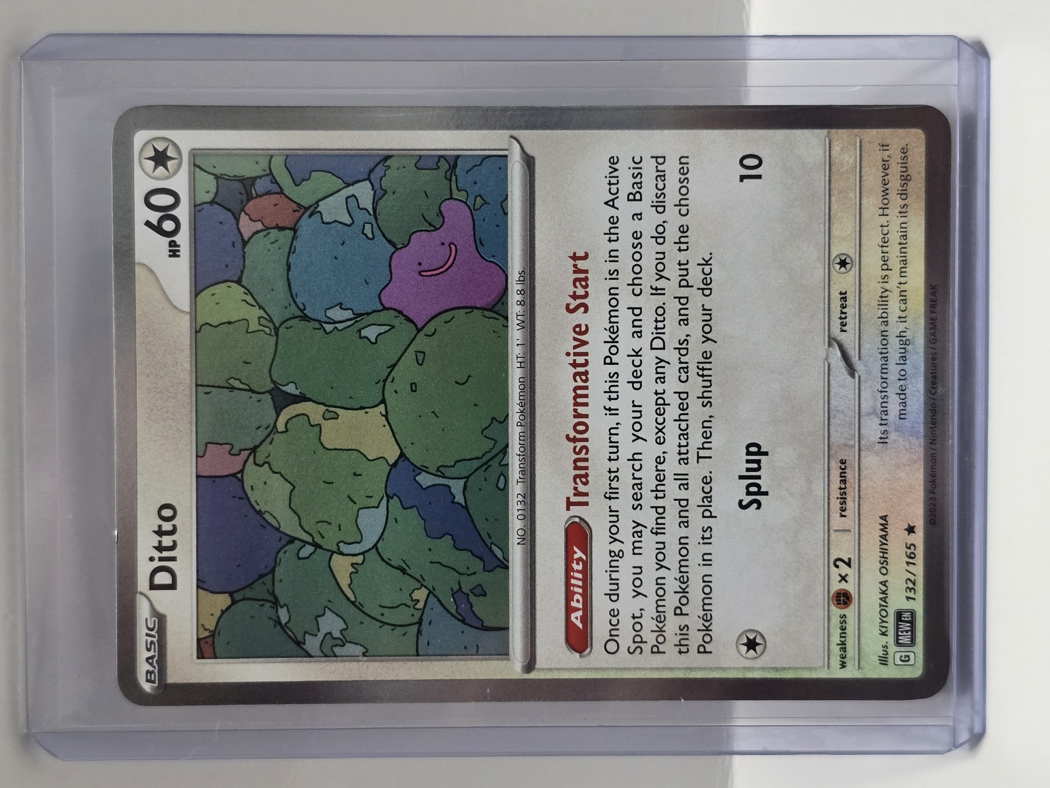 2023 Pokemon TCG 151 #132/165 Ditto