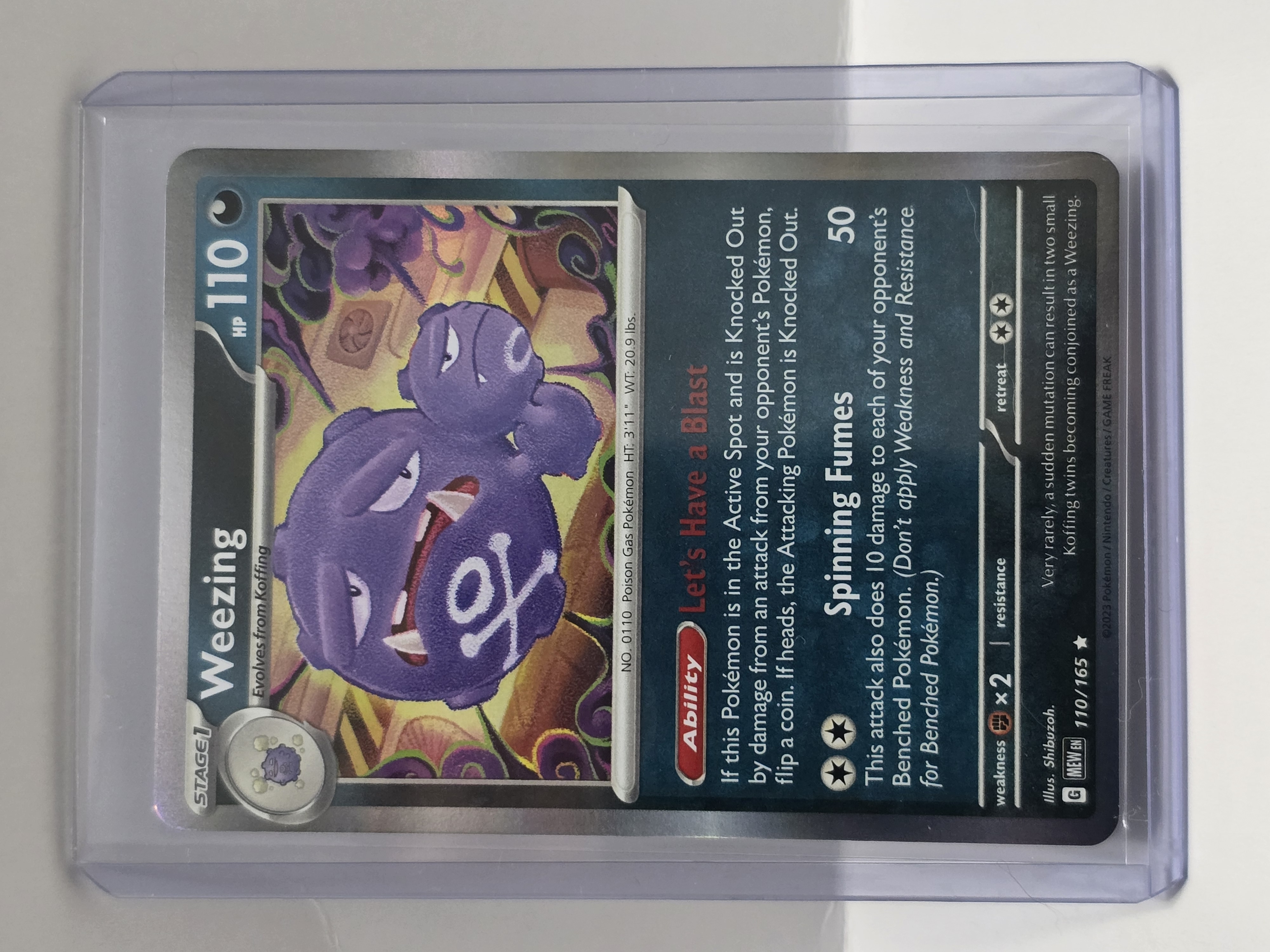 2023 Pokemon TCG 151 #110/165 Weezing