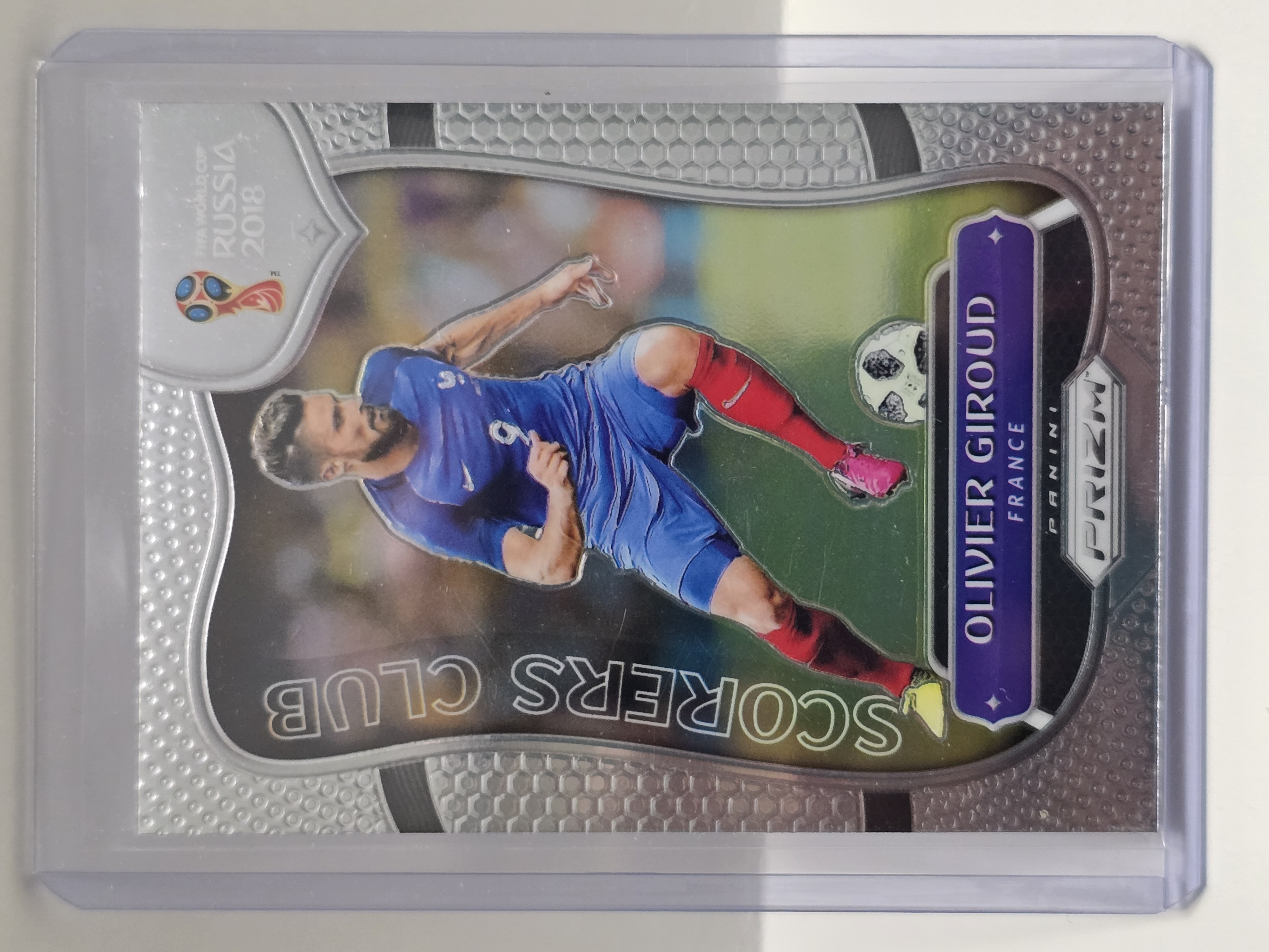 2018 Panini Prizm World Cup Scorers Club #SC-8 Olivier Giroud Silver