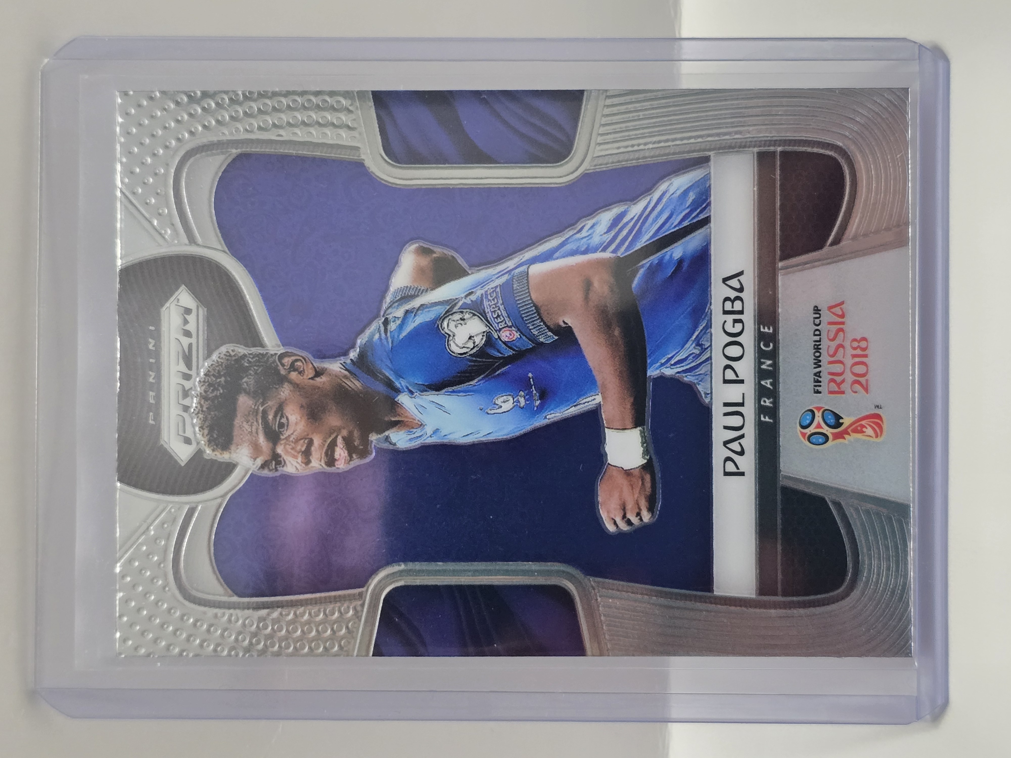 2018 Panini Prizm World Cup #74 Paul Pogba Prizm Silver