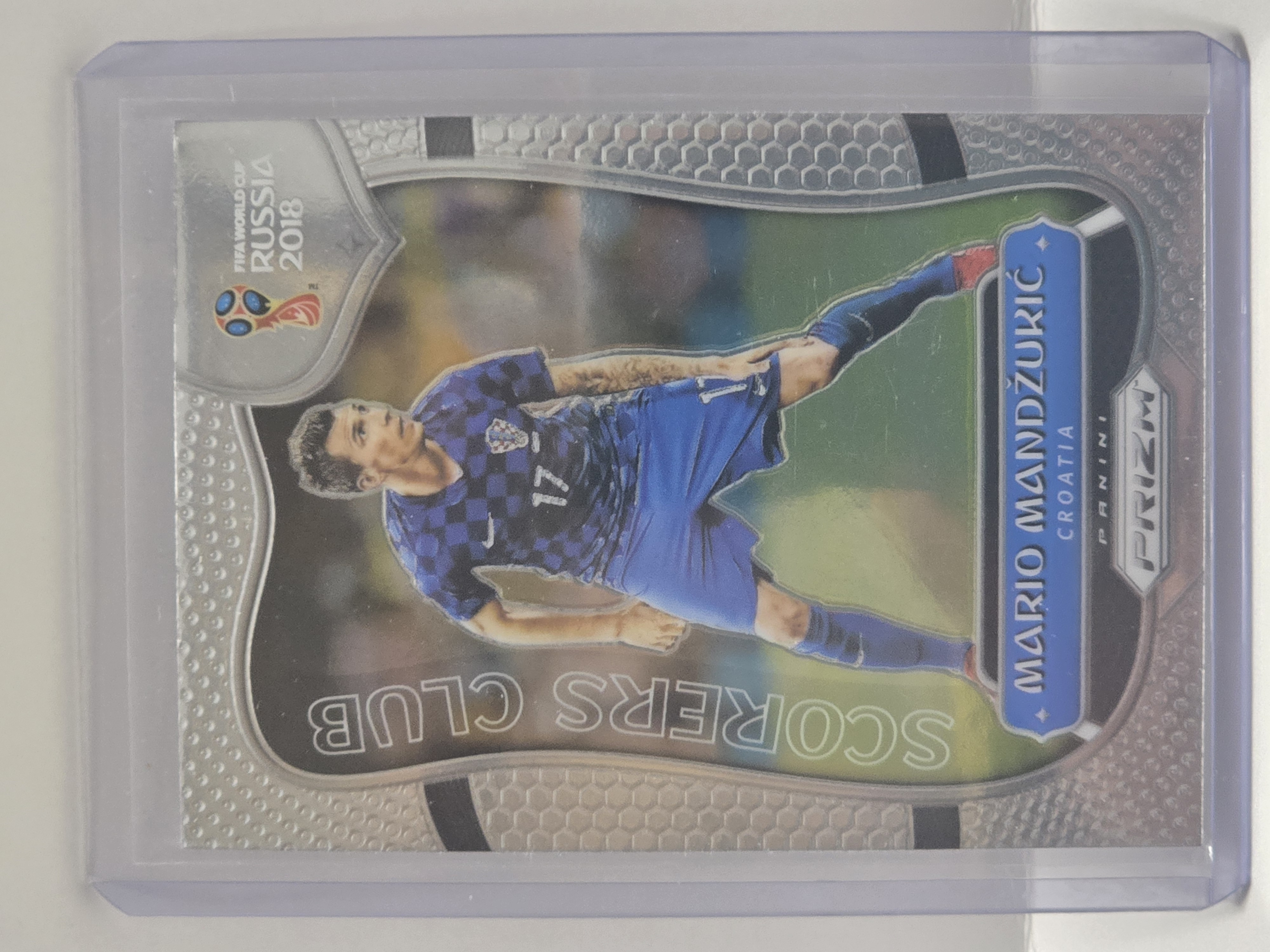 2018 Panini Prizm World Cup Scorers Club #SC-23 Mario Mandžukić Silver