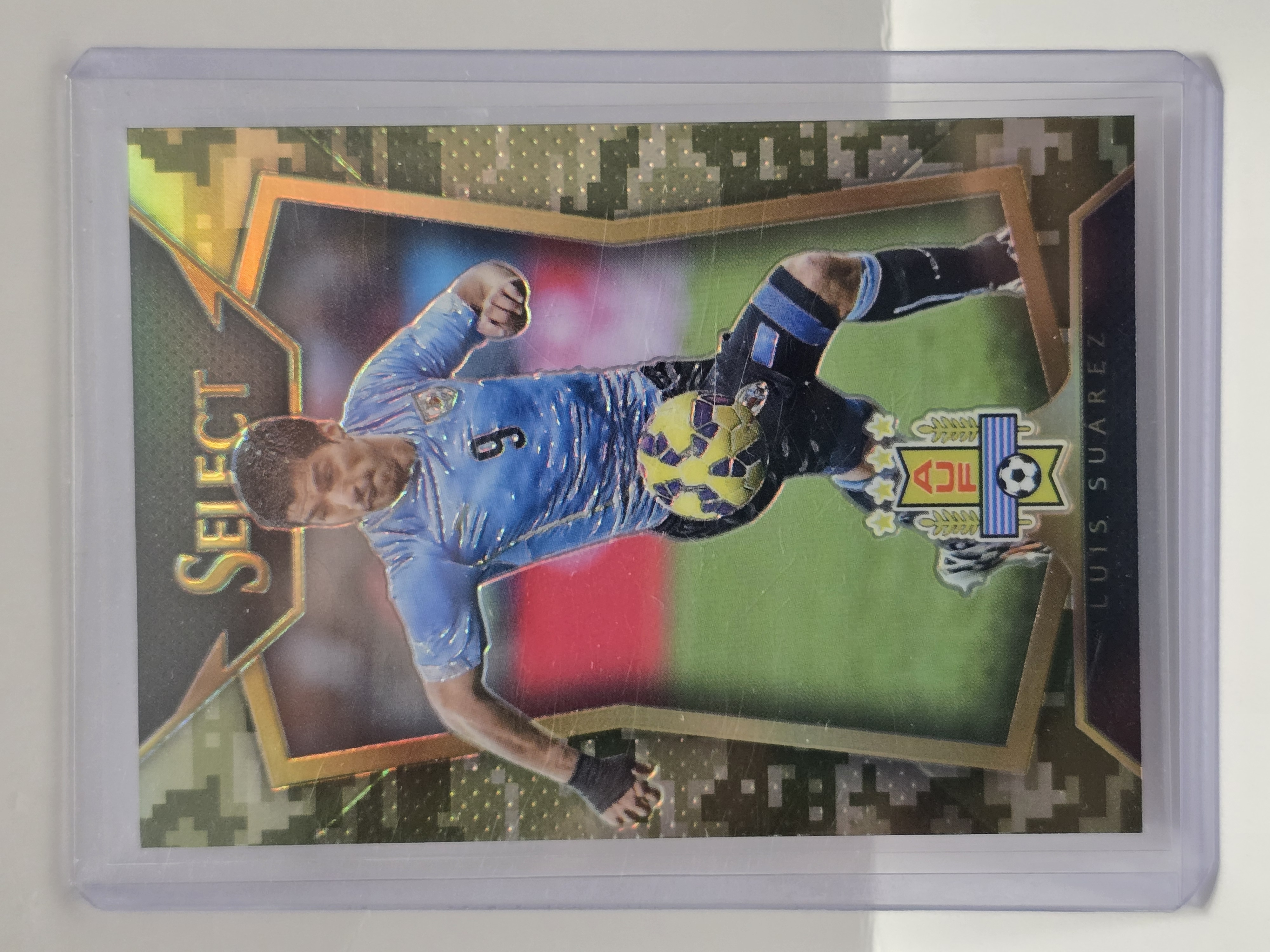 2015-16 Panini Select Soccer #53 Luis Suárez Camo Prizm /249