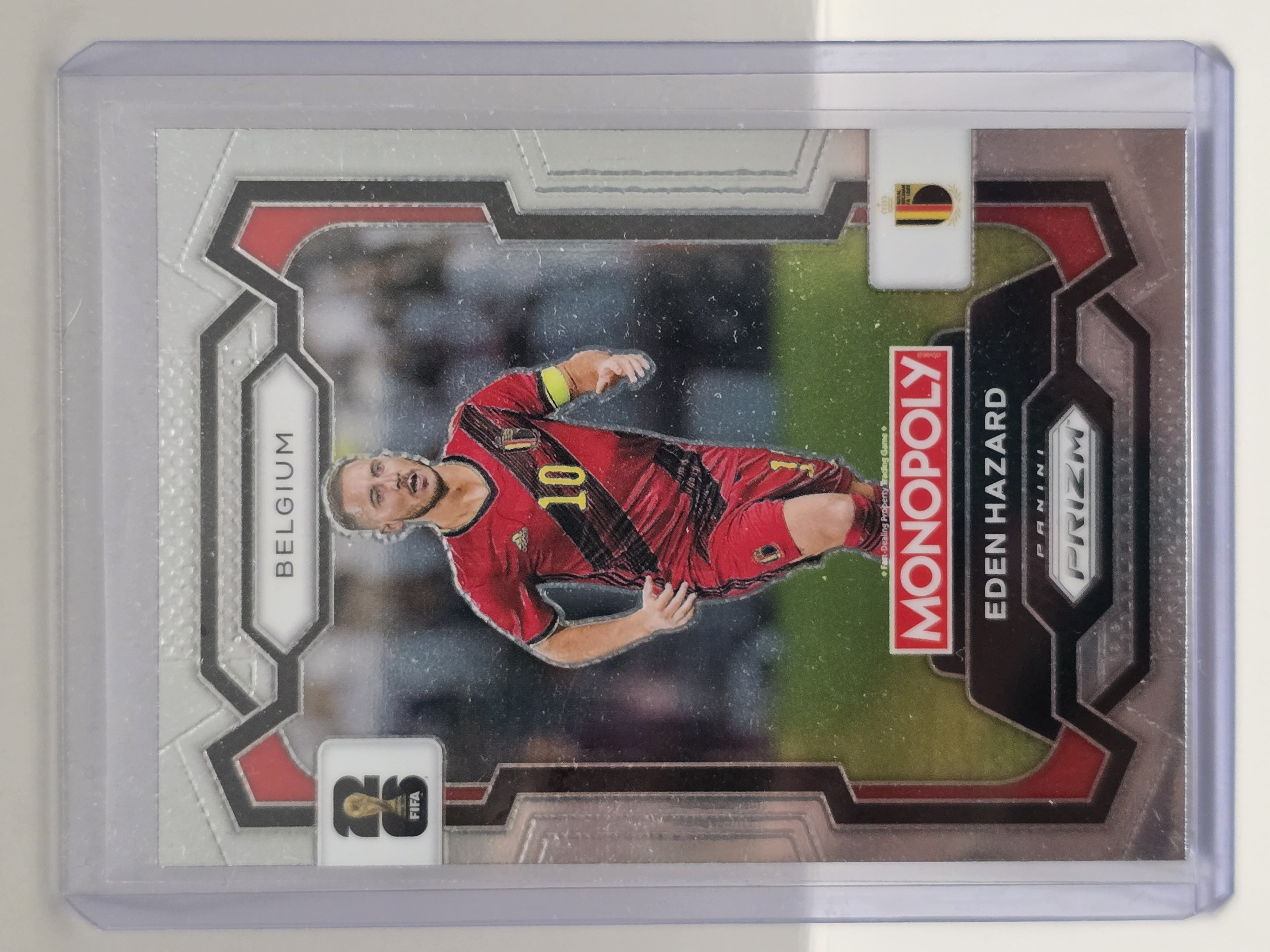 2026 Panini Monopoly Prizm FIFA World Cup 26 #66 Eden Hazard Prizm Silver
