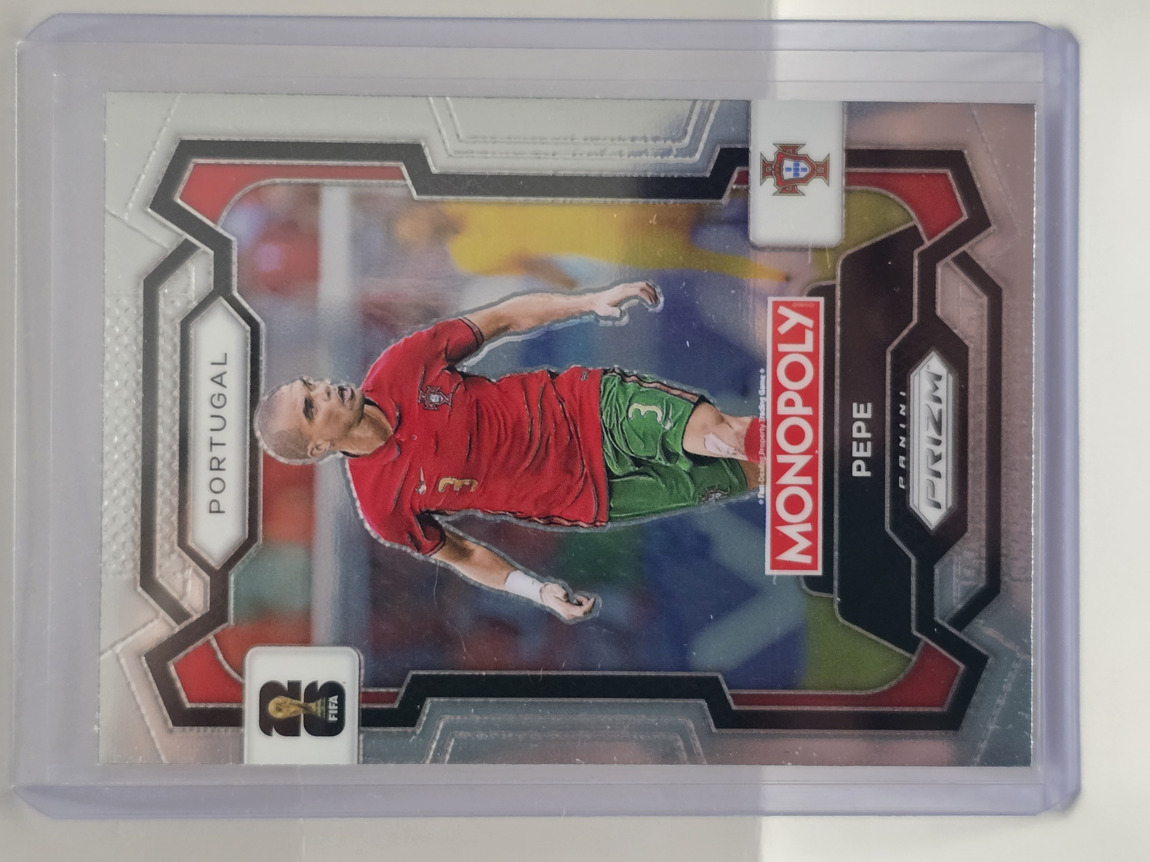 2026 Panini Monopoly Prizm FIFA World Cup 26 #28 Pepe Prizm Silver