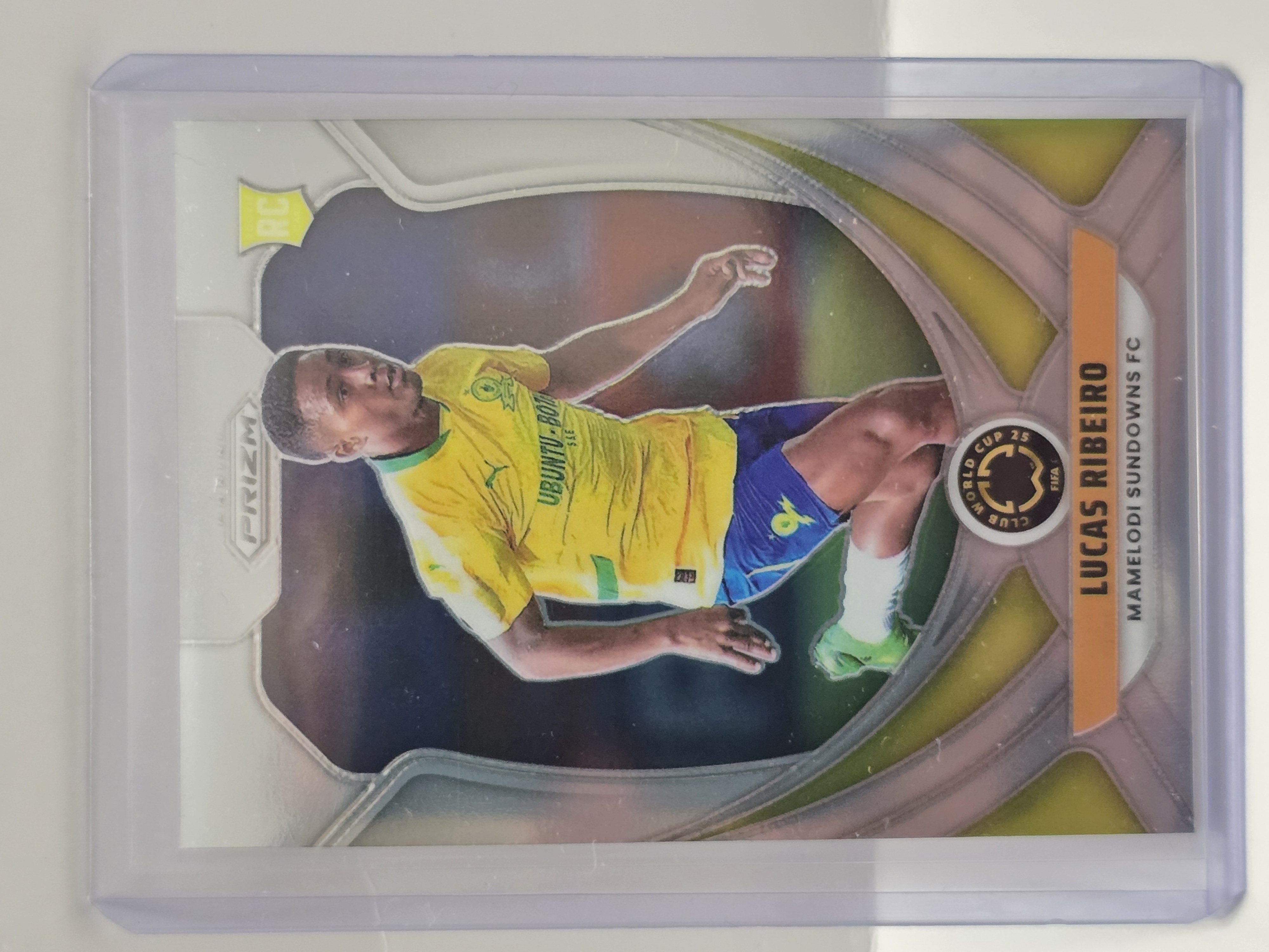 2025 Panini Prizm FIFA Club World Cup #130 Lucas Ribeiro Gold Prizm