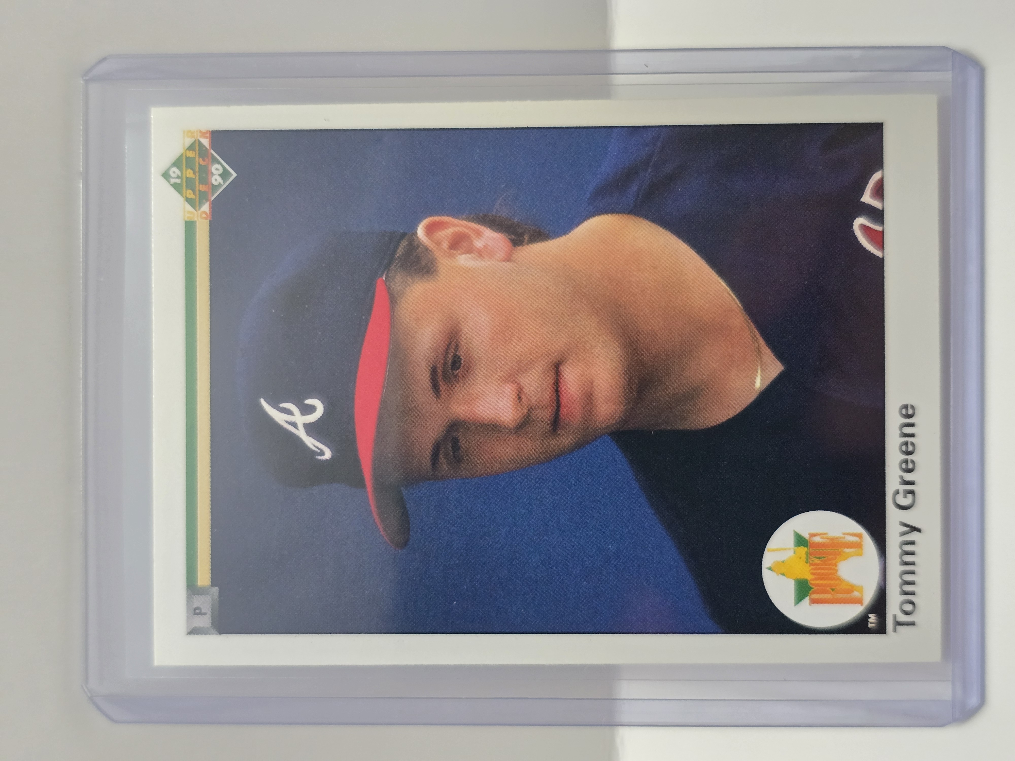 1990 Upper Deck #49 Tommy Greene RC
