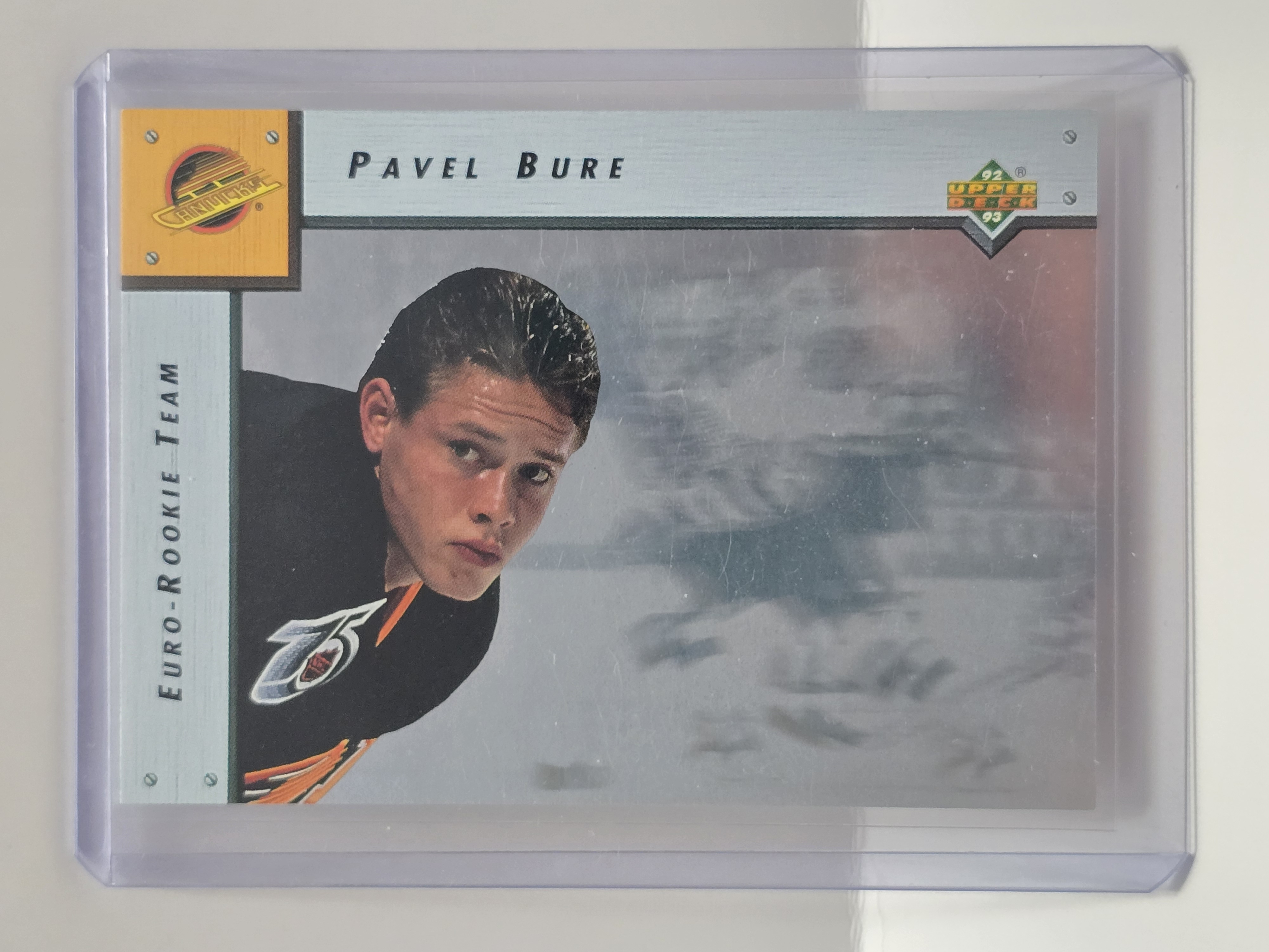1992 Upper Deck Euro-Rookie Team #ERT1 Pavel Bure Insert