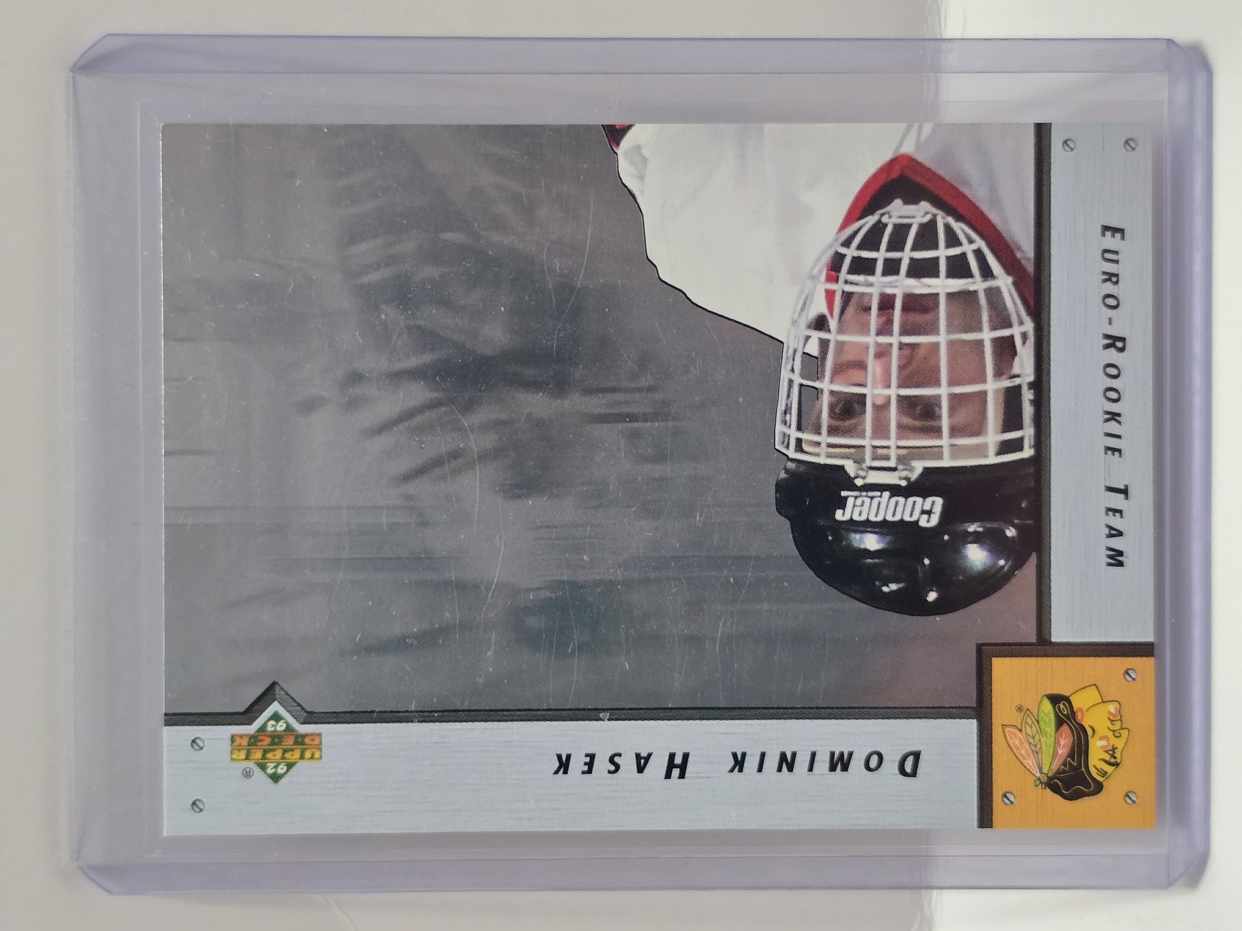 1992 Upper Deck Euro-Rookie Team #ERT3 Dominik Hasek RC