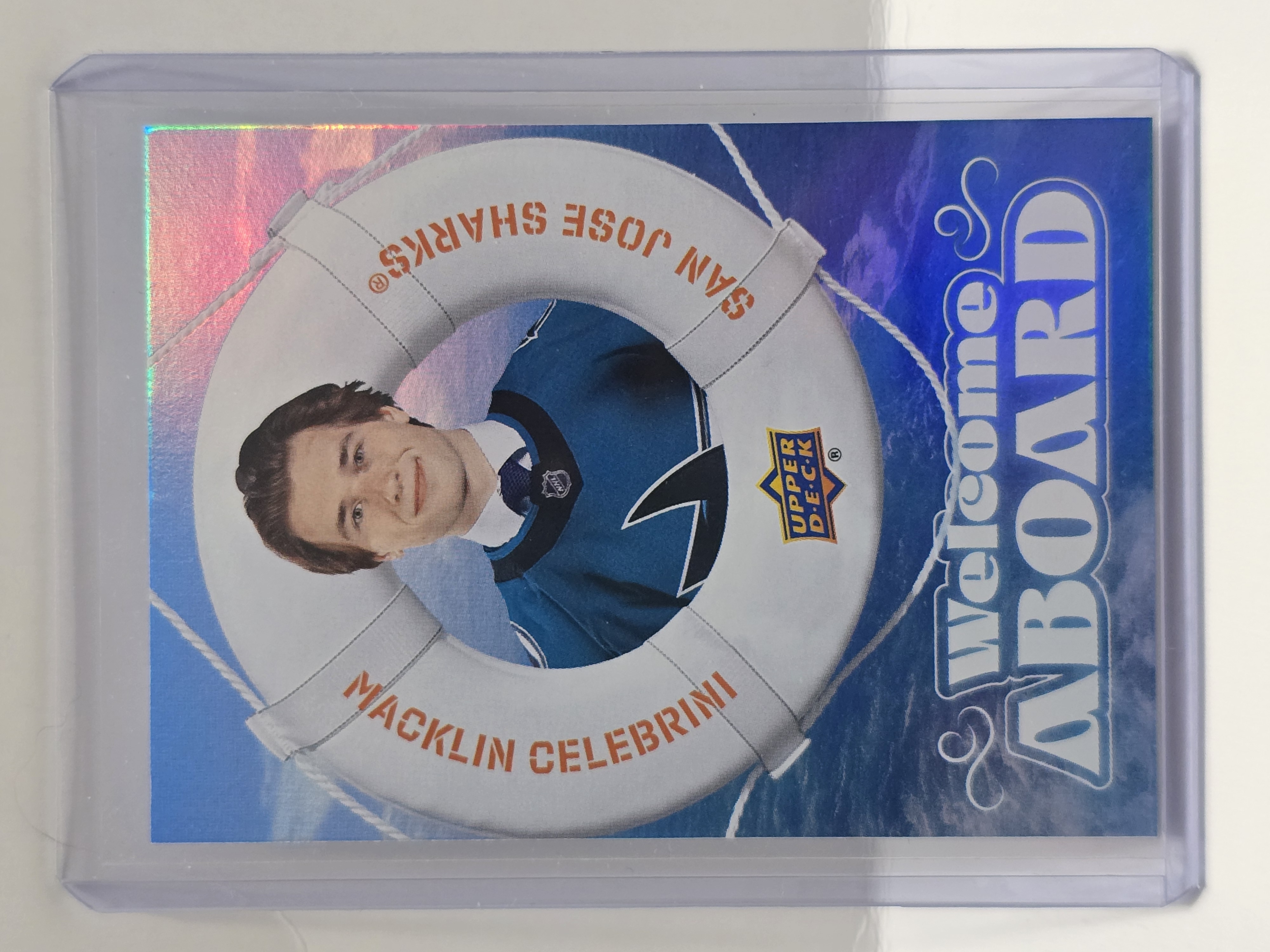 2024-25 Upper Deck Series 2 Welcome Aboard #WA-8 Macklin Celebrini RC