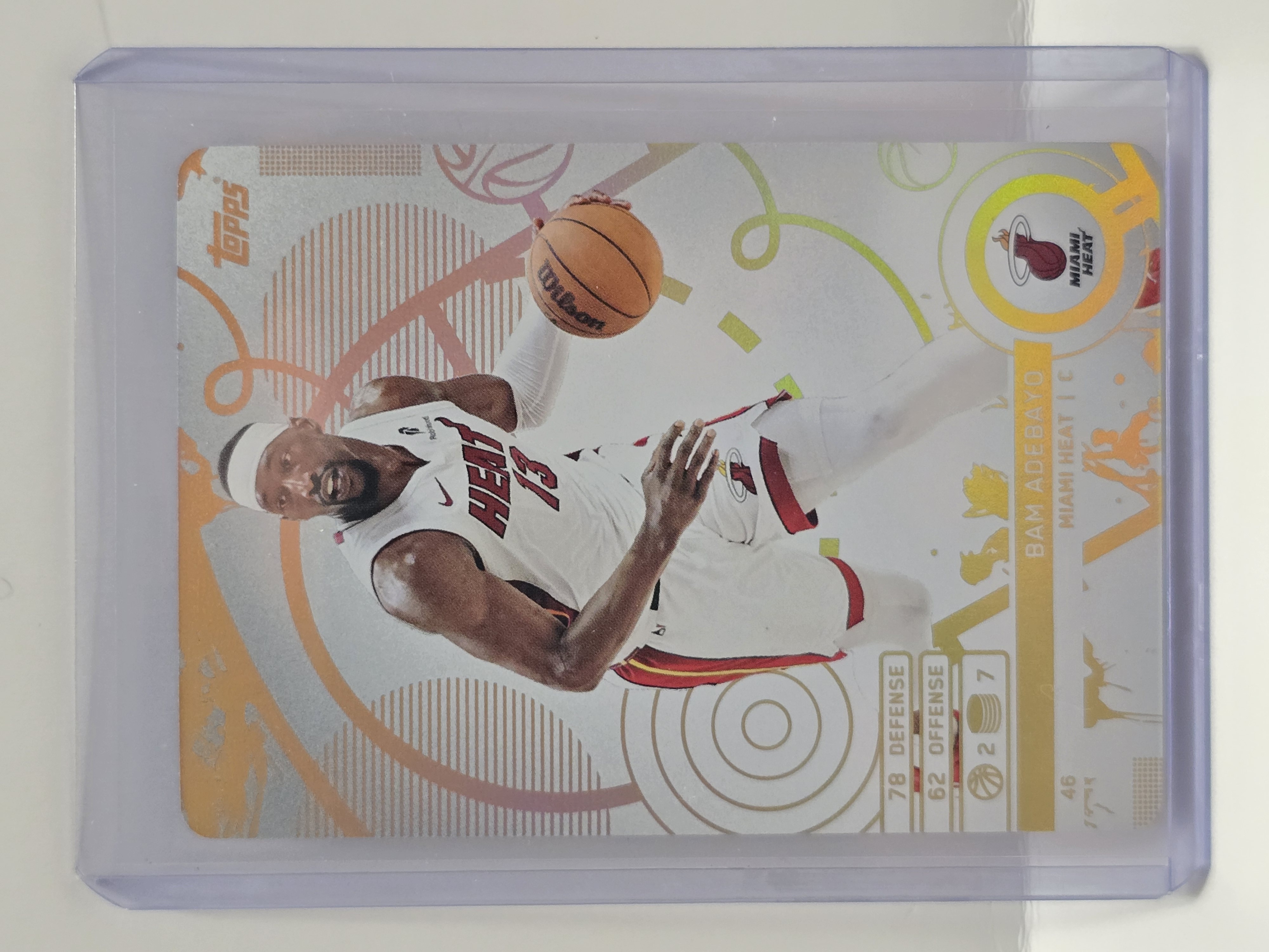 2025 Topps Match Attax NBA #46 Bam Adebayo Miami Heat