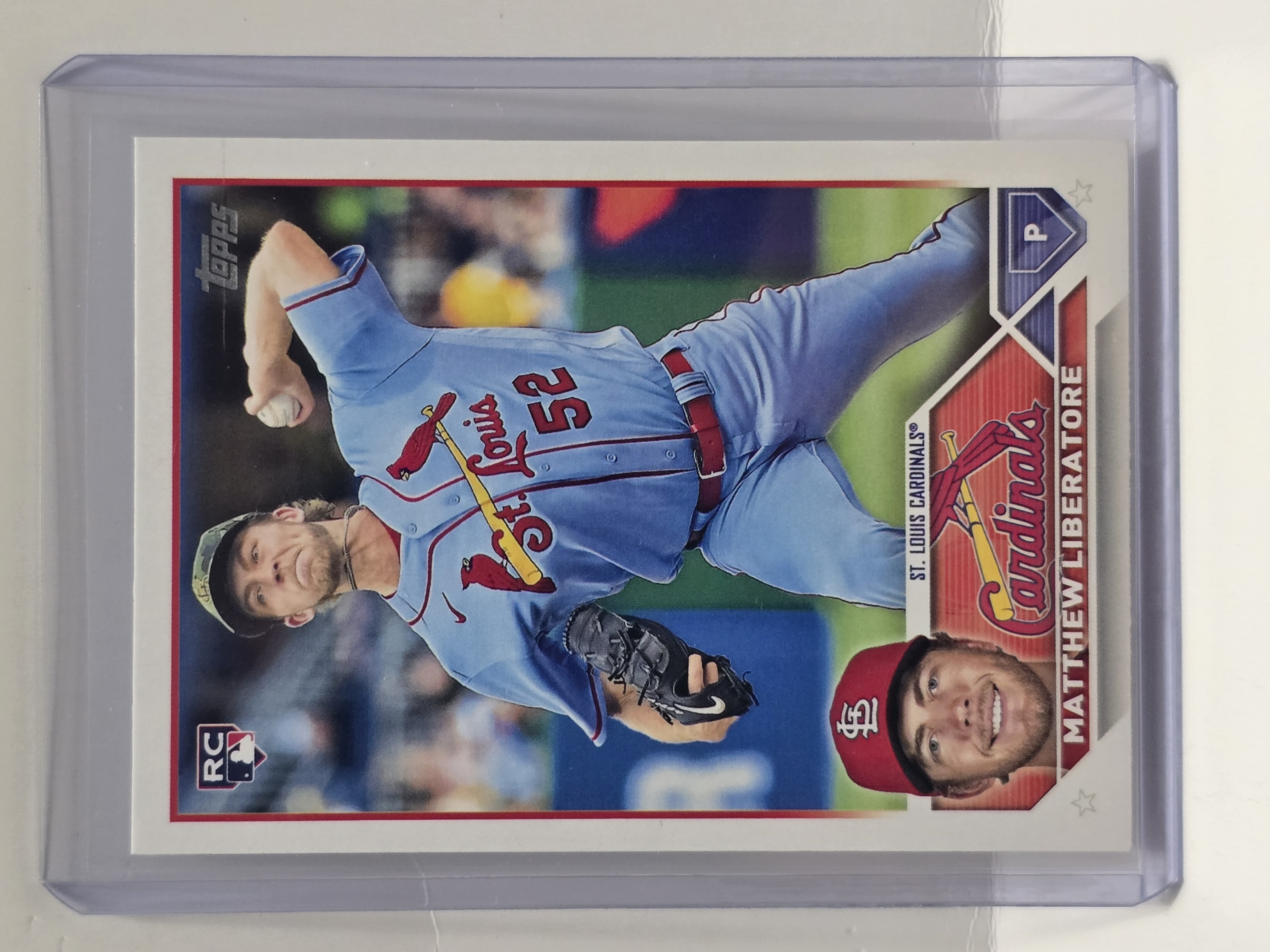 2023 Topps Series One #52 Matthew Liberatore RC