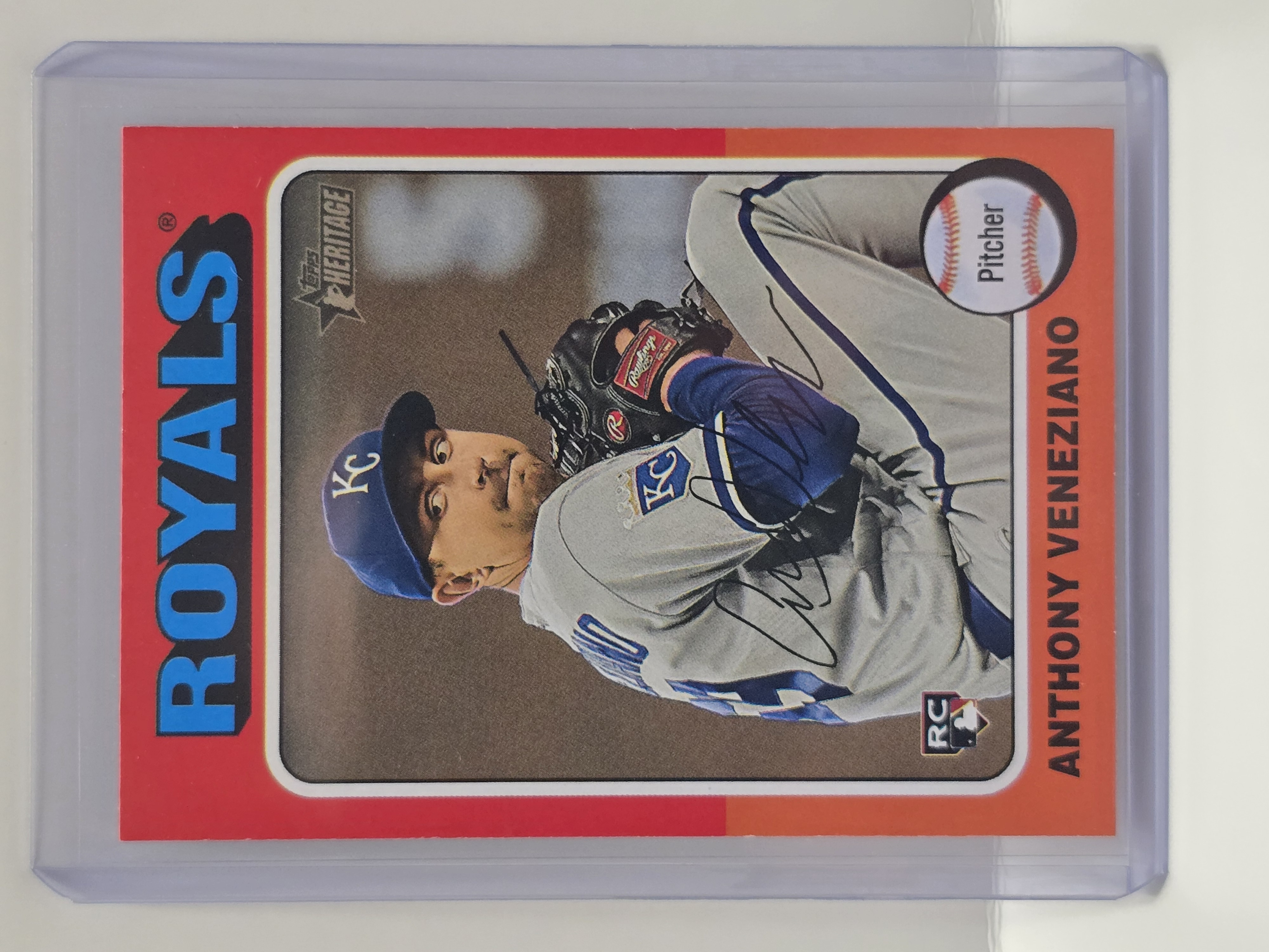 2024 Topps Heritage #602 Anthony Veneziano RC