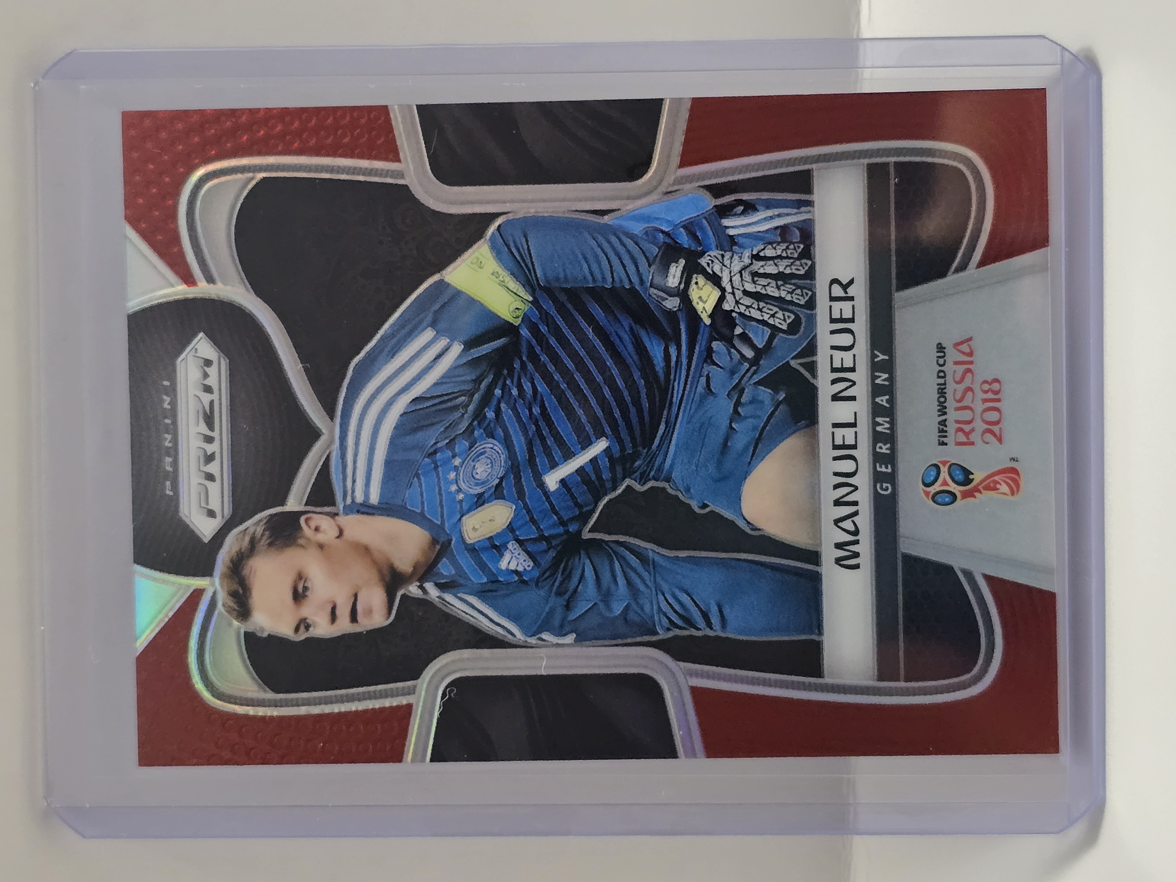 2018 Panini Prizm FIFA World Cup #87 Manuel Neuer Red Prizm /149