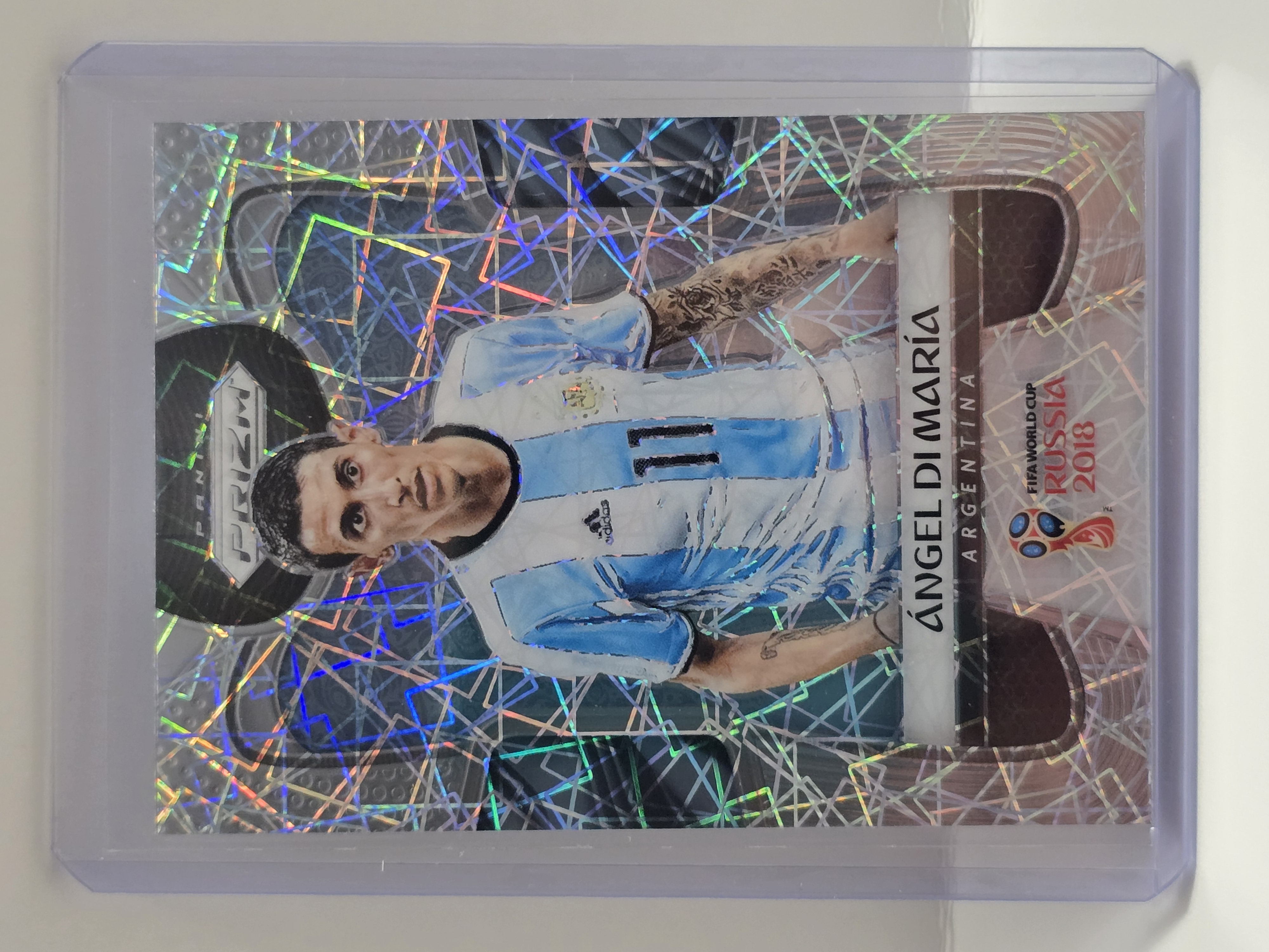 2018 Panini Prizm FIFA World Cup Russia #2 Ángel Di María Mojo Prizm
