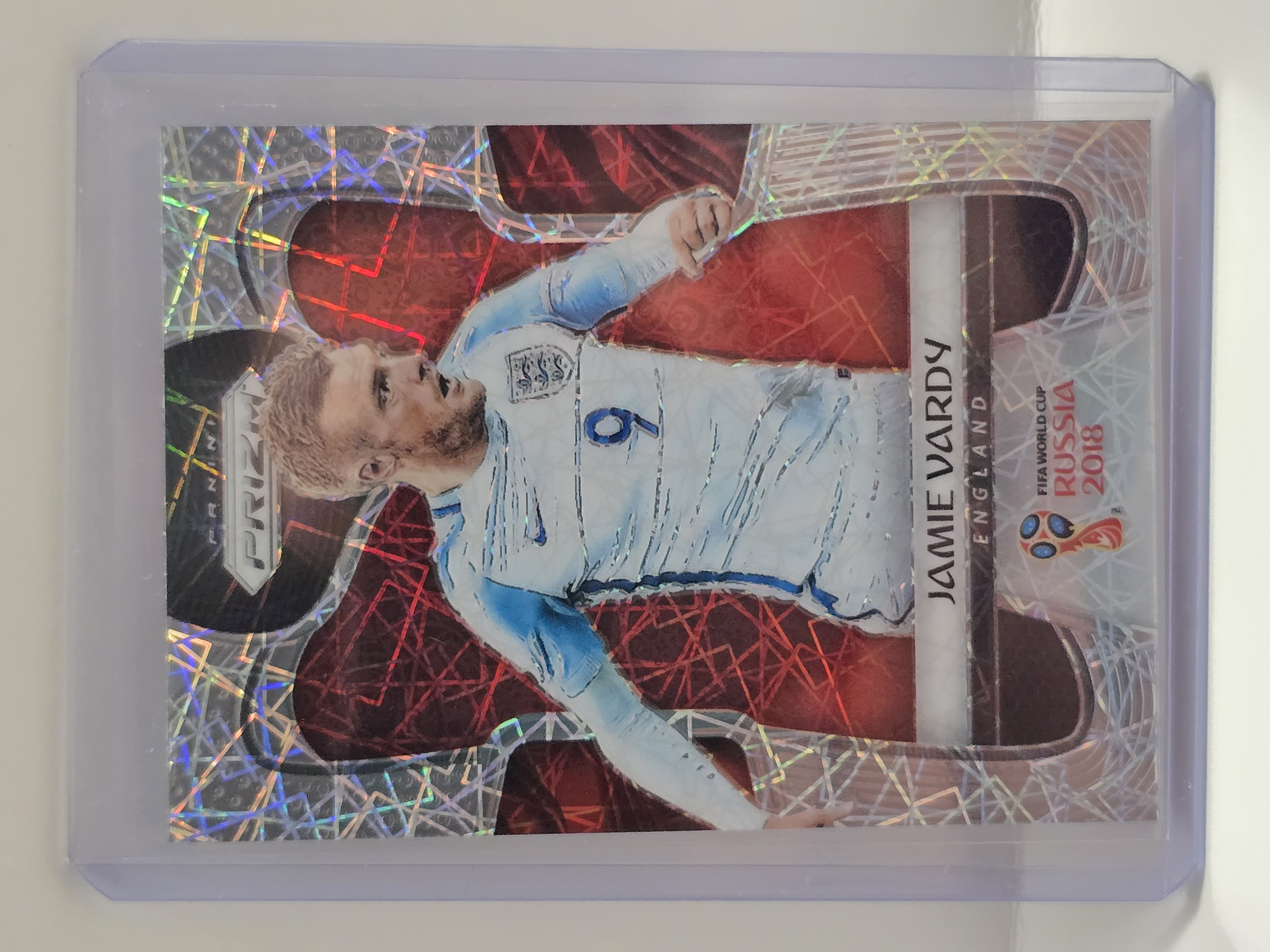 2018 Panini Prizm World Cup #65 Jamie Vardy Prizm Silver