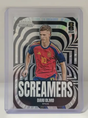 2026 Panini Prizm FIFA World Cup Screamers #18 Dani Olmo Silver