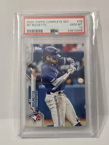 2020 Topps Complete Set #78 Bo Bichette RC PSA 10