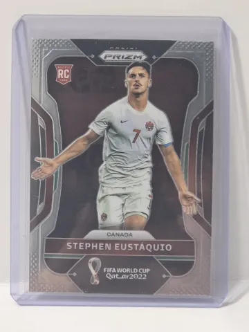 2022 Panini Prizm FIFA World Cup Qatar #53 Stephen Eustáquio Silver RC