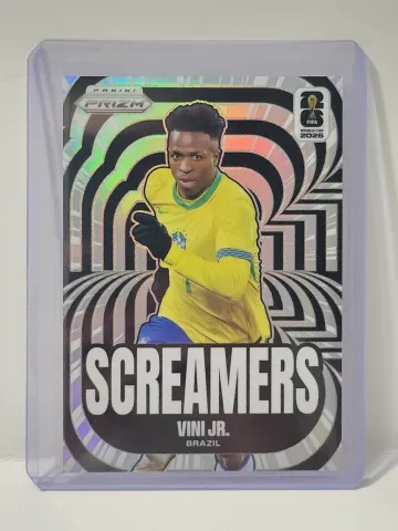 2026 Panini Prizm FIFA World Cup Screamers #10 Vini Jr. Prizm Silver
