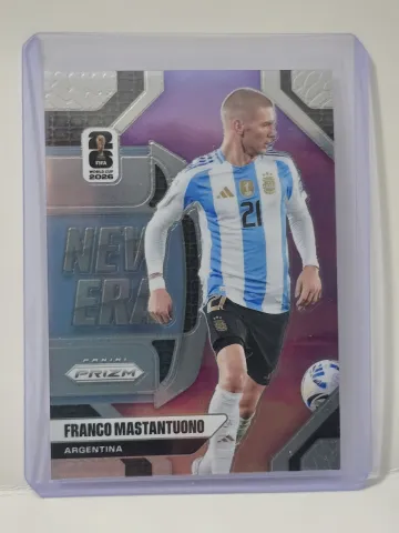 2026 Panini Prizm FIFA World Cup New Era #24 Franco Mastantuono Pink/Purple RC