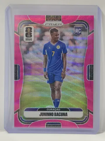 2026 Panini Prizm FIFA World Cup #206 Juninho Bacuna Pink Wave /65 RC