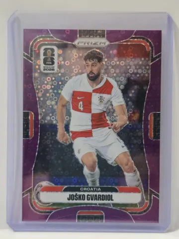 2026 Panini Prizm FIFA World Cup #195 Joško Gvardiol Purple Disco Prizm /355