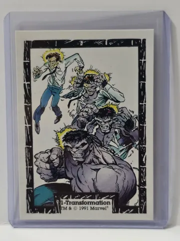 1991 Marvel The Incredible Hulk #1 Transformation