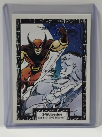 1991 Marvel The Incredible Hulk #3 Wolverine