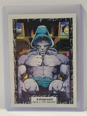 1991 Marvel The Incredible Hulk #4 Poisoned