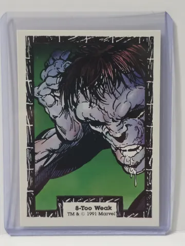 1991 Marvel The Incredible Hulk #8 Too Weak